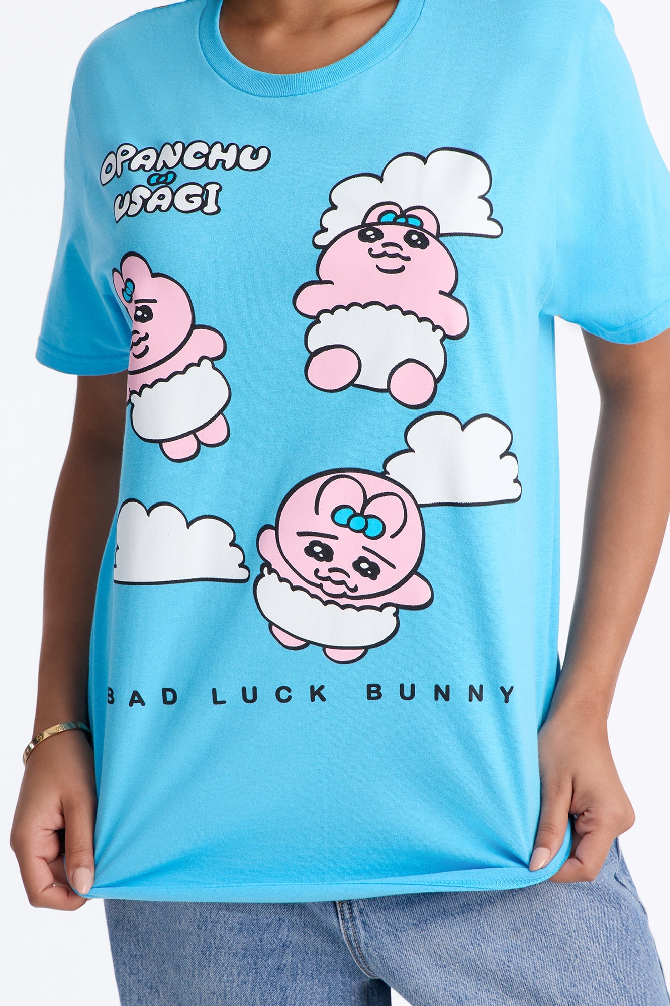 Opanchu Cloud Surfing Tee - Light Blue image 4