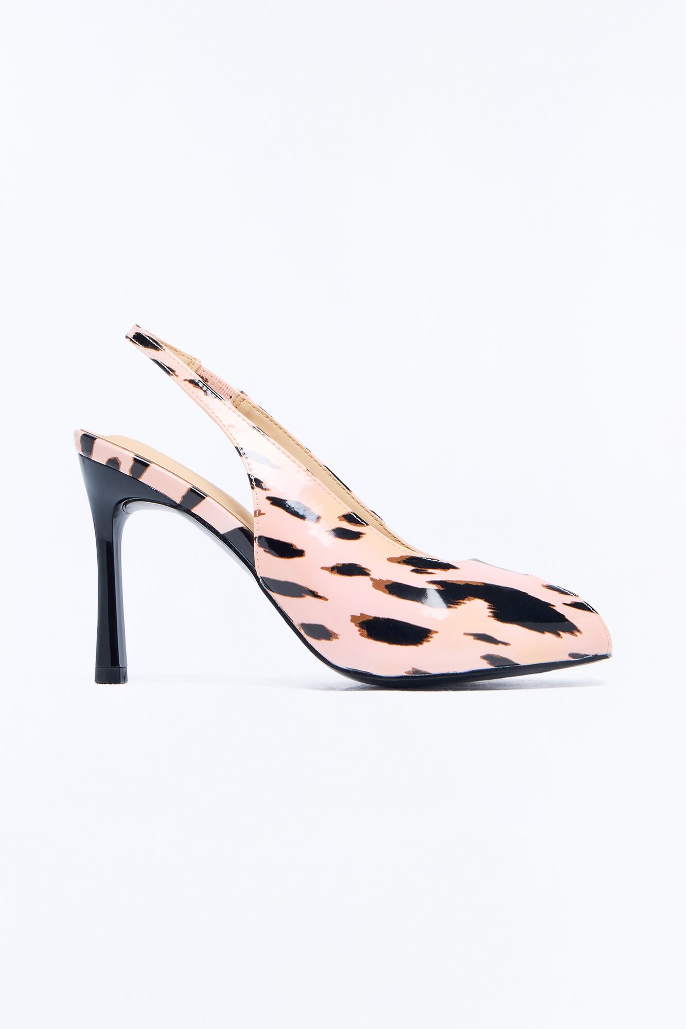No Going Back Animal Slingback Heels - Nude/combo image 3