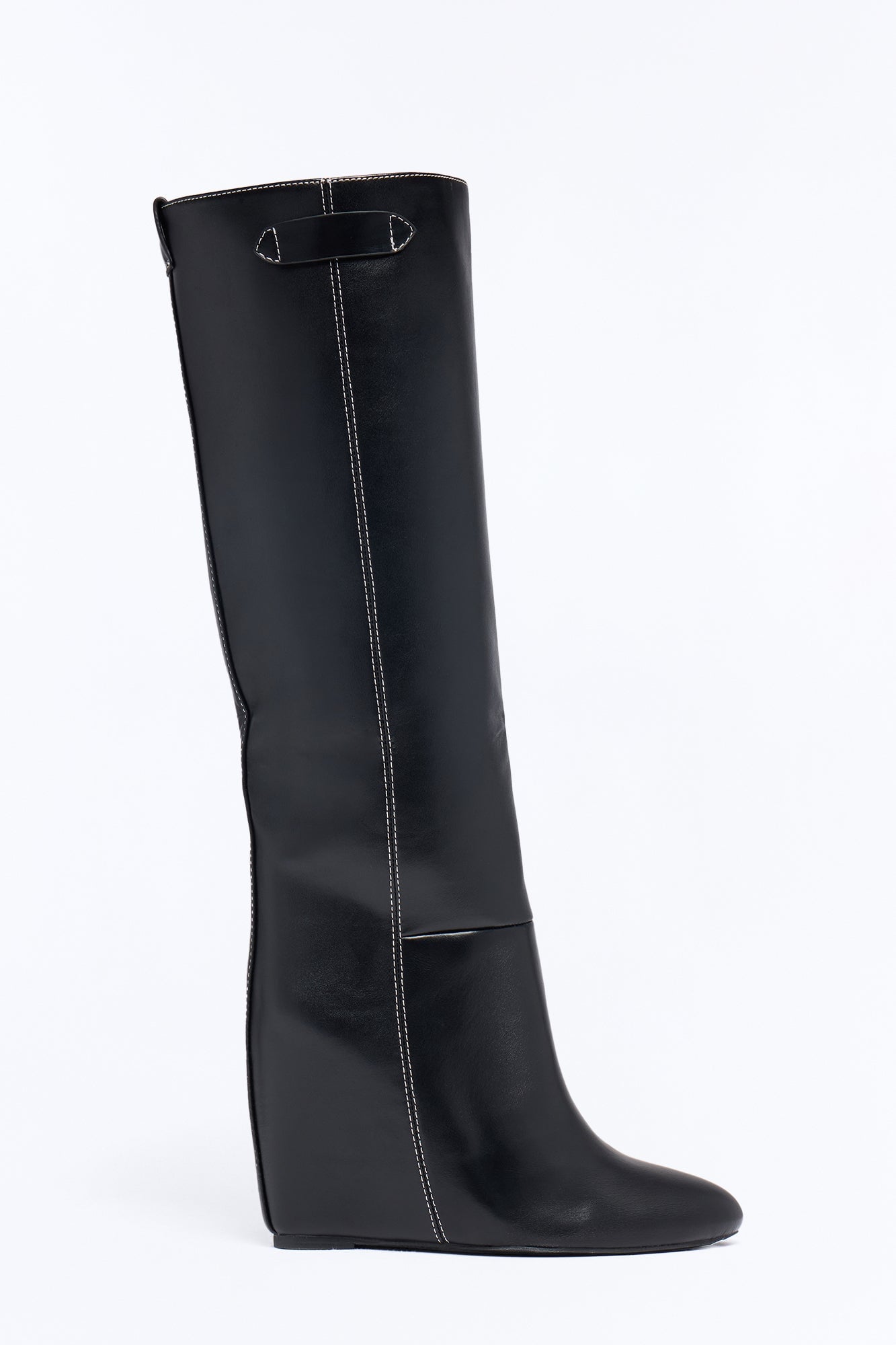 Crafted To Perfection Wedge Boots - Black image 3