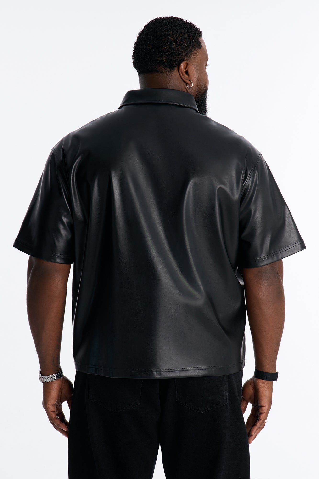 Star Quality Zip Up Shirt - Black/combo image 4