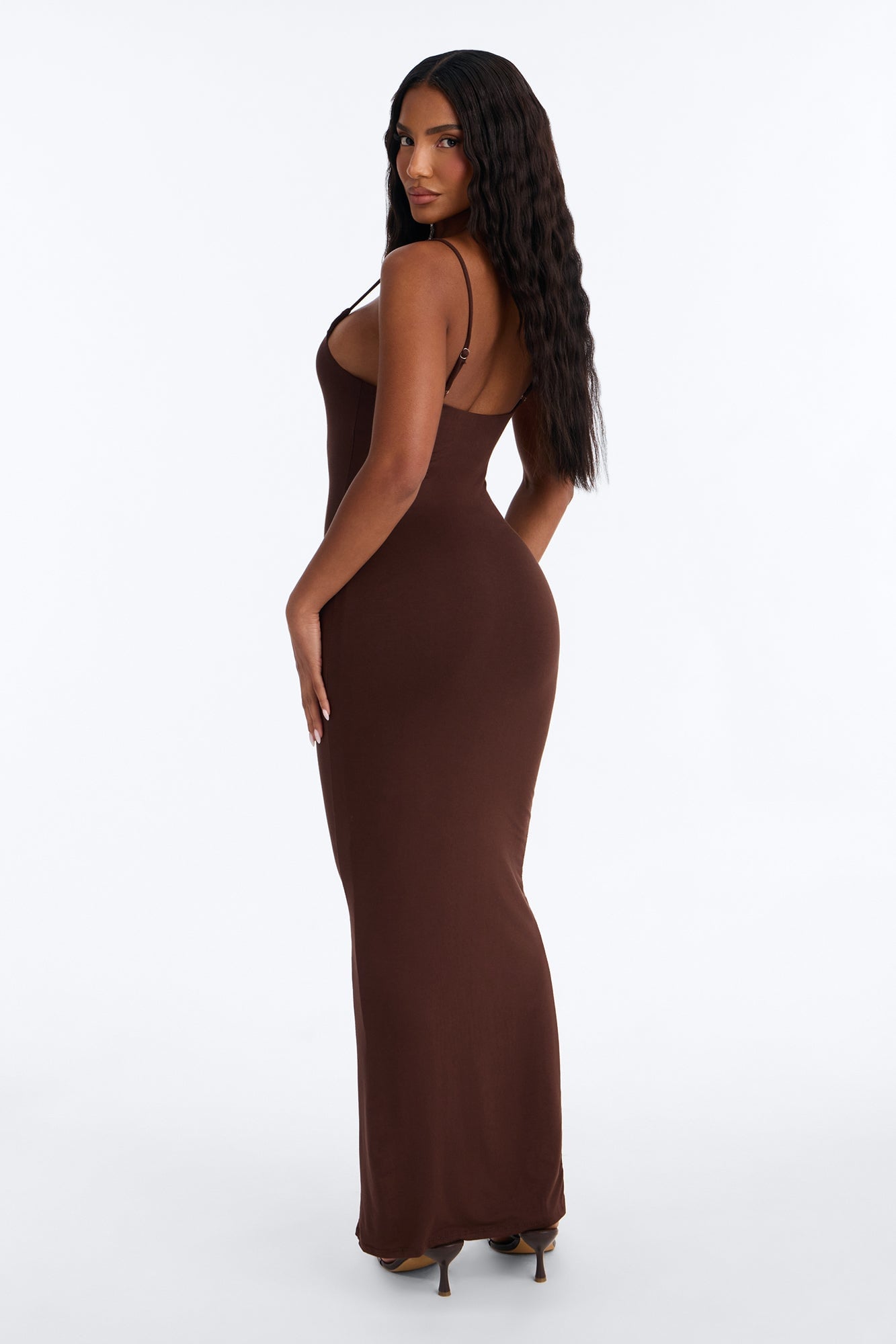 Ajay Maxi Dress - Chocolate image 7