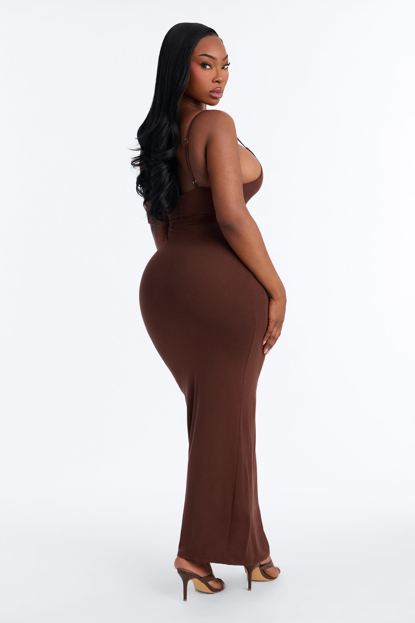 Ajay Maxi Dress - Chocolate image 4