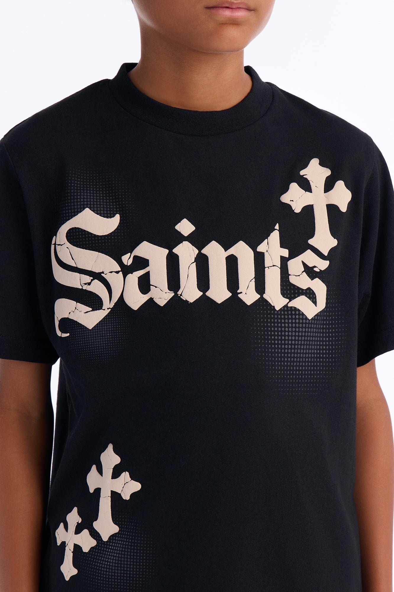 Mini Saints Lifestyle Pant Set - Black image 4