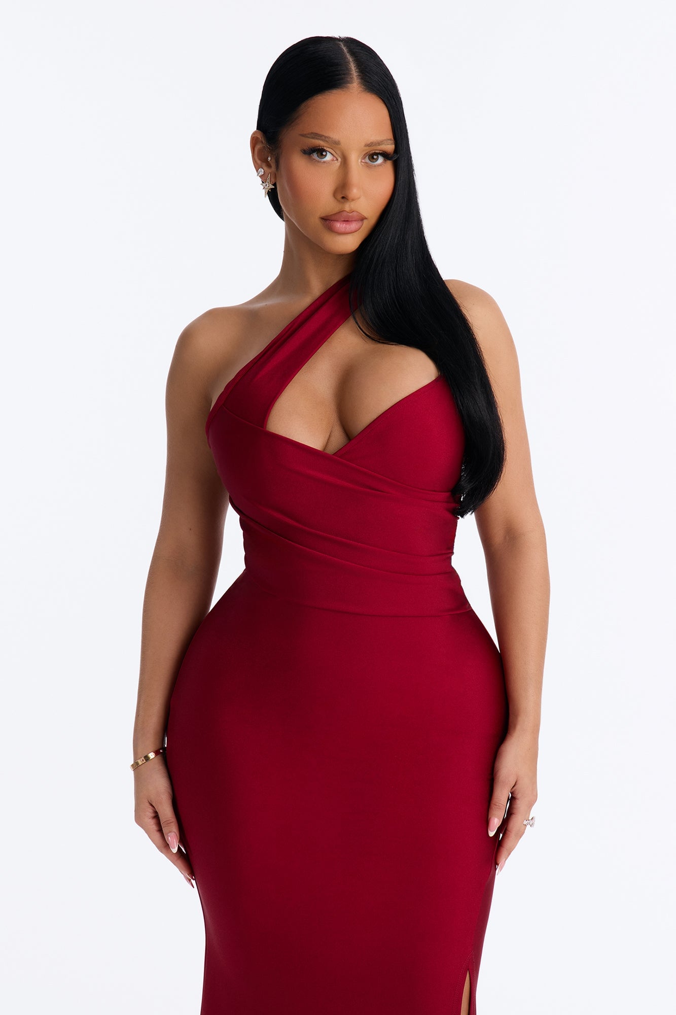 Can't Replace You Maxi Dress - Burgundy image 6