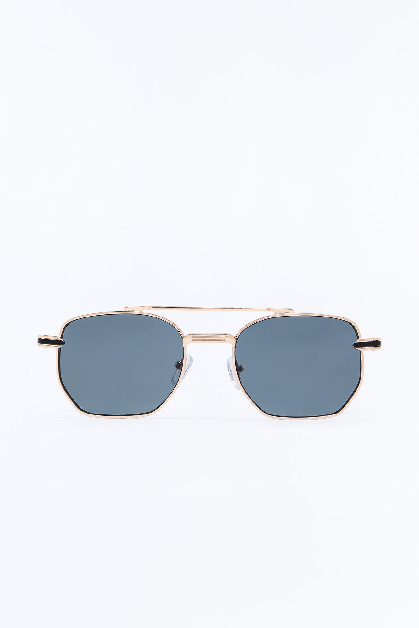 Lights Out Aviator Sunglasses - Black/Smoke image 3