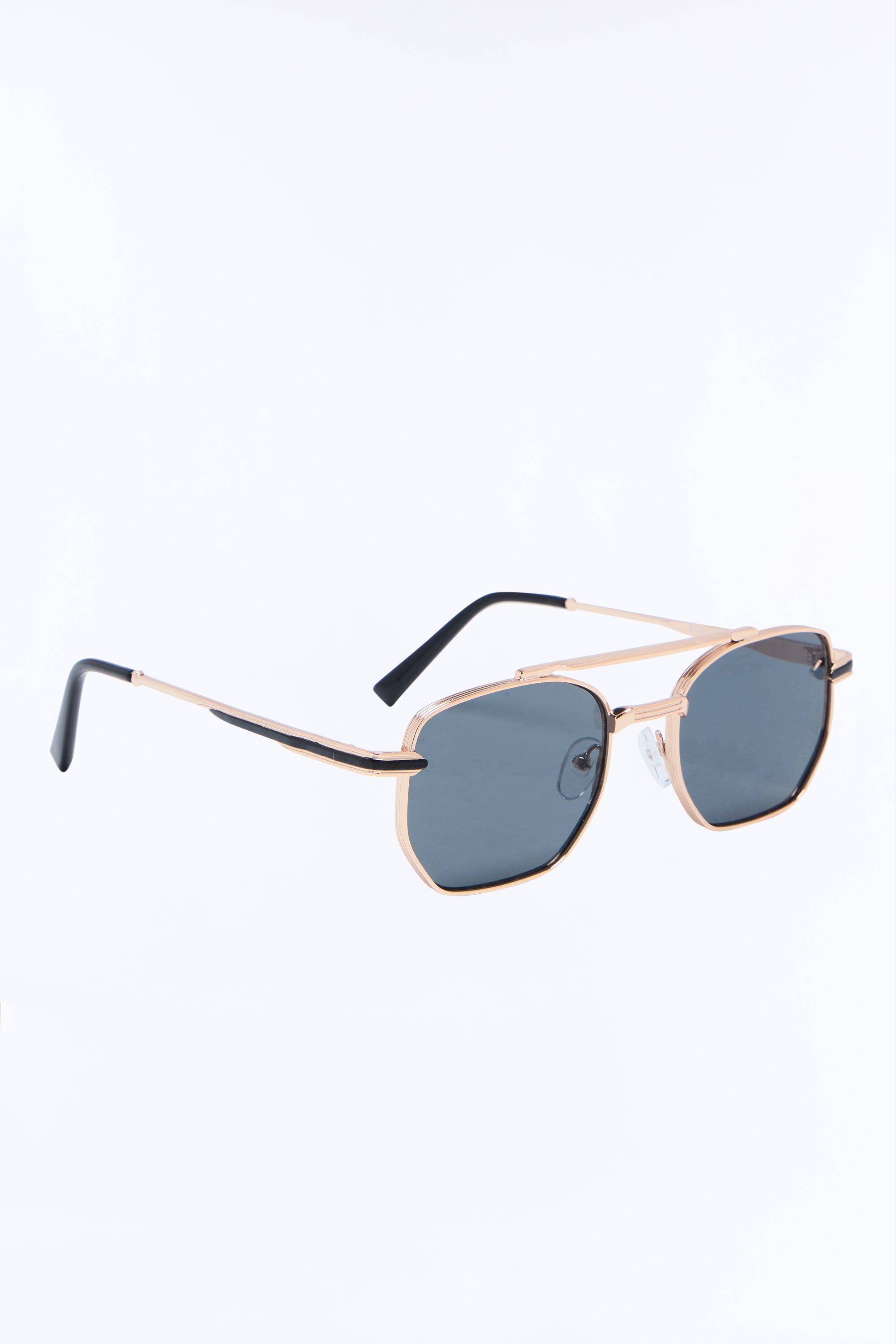 Lights Out Aviator Sunglasses - Black/Smoke image 4