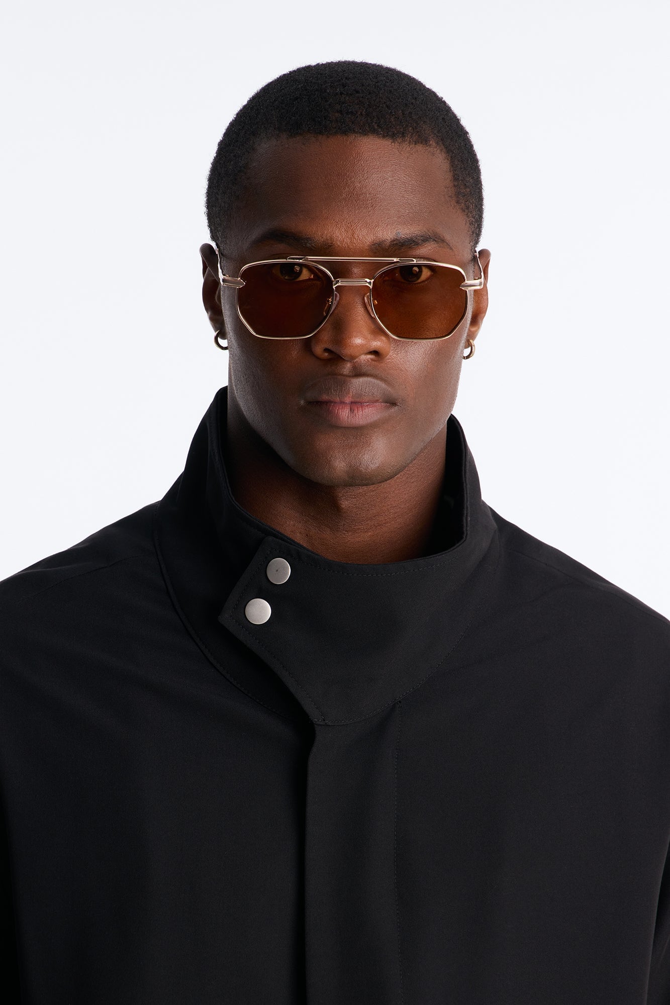 Lights Out Aviator Sunglasses - Orange image 1