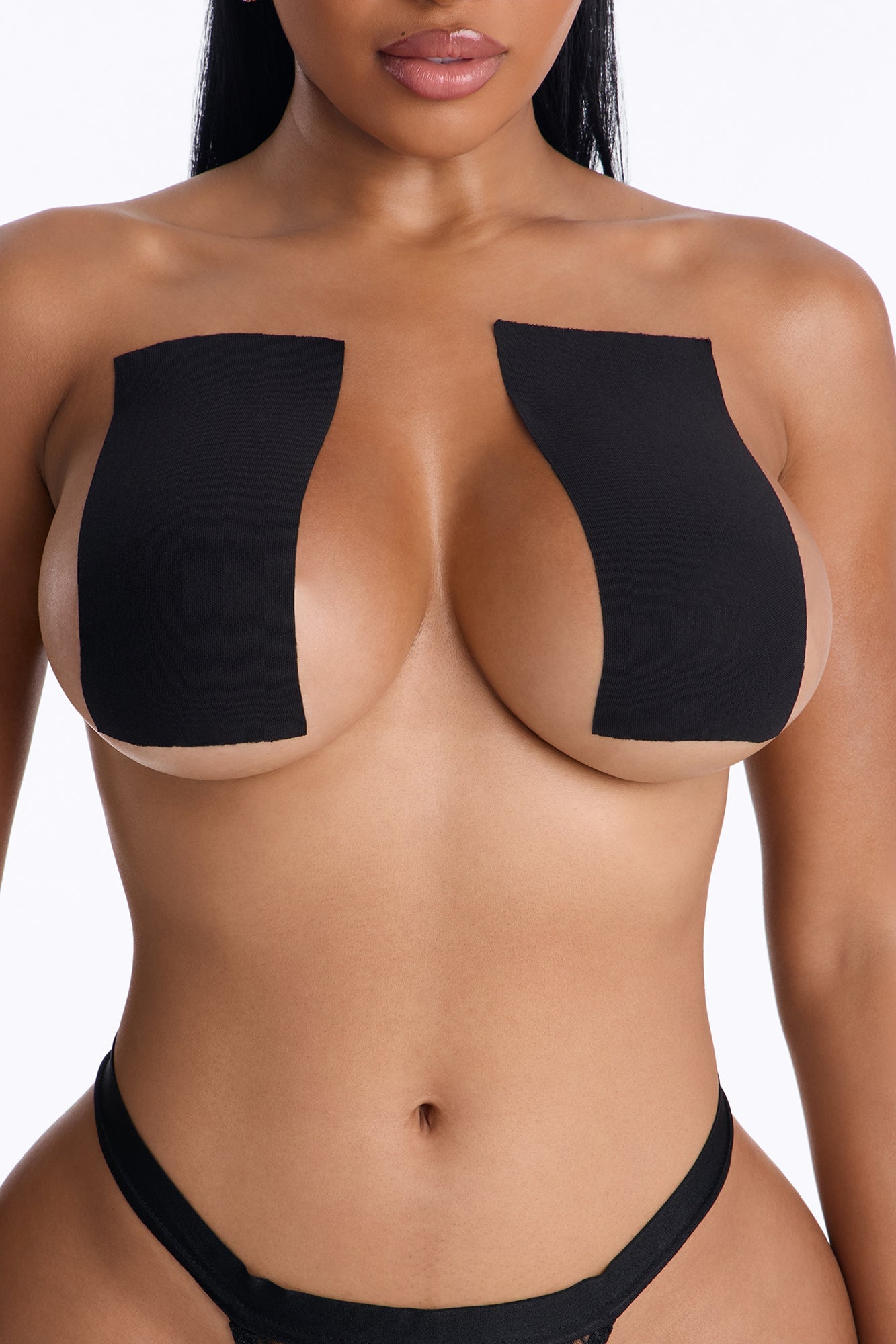 4″ Wide Contouring Tata Breast Tape - Black image 1