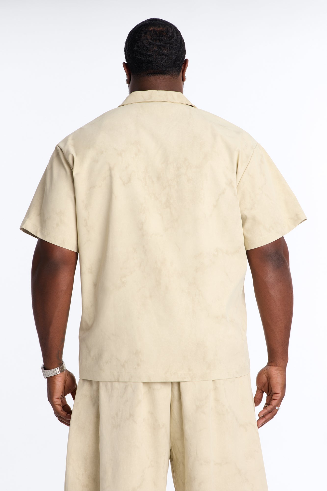 Modern Envoy Boxy Short Sleeve Polo - Tan image 4