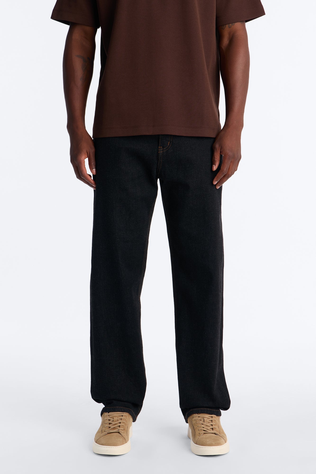 Raw Selvedge Straight Be Clean Jean - Black image 6