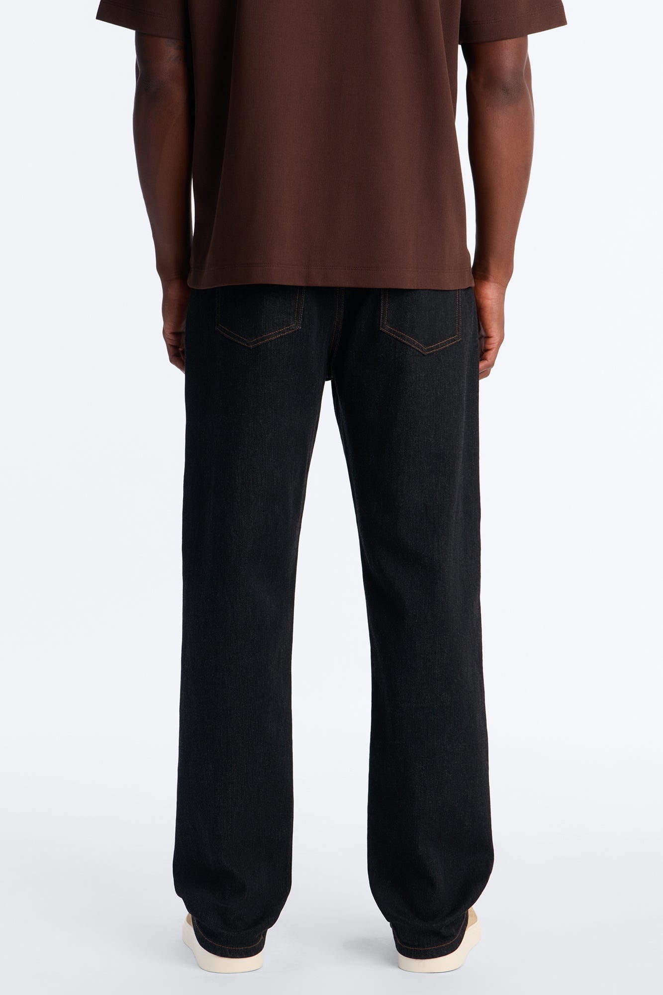 Raw Selvedge Straight Be Clean Jean - Black image 7