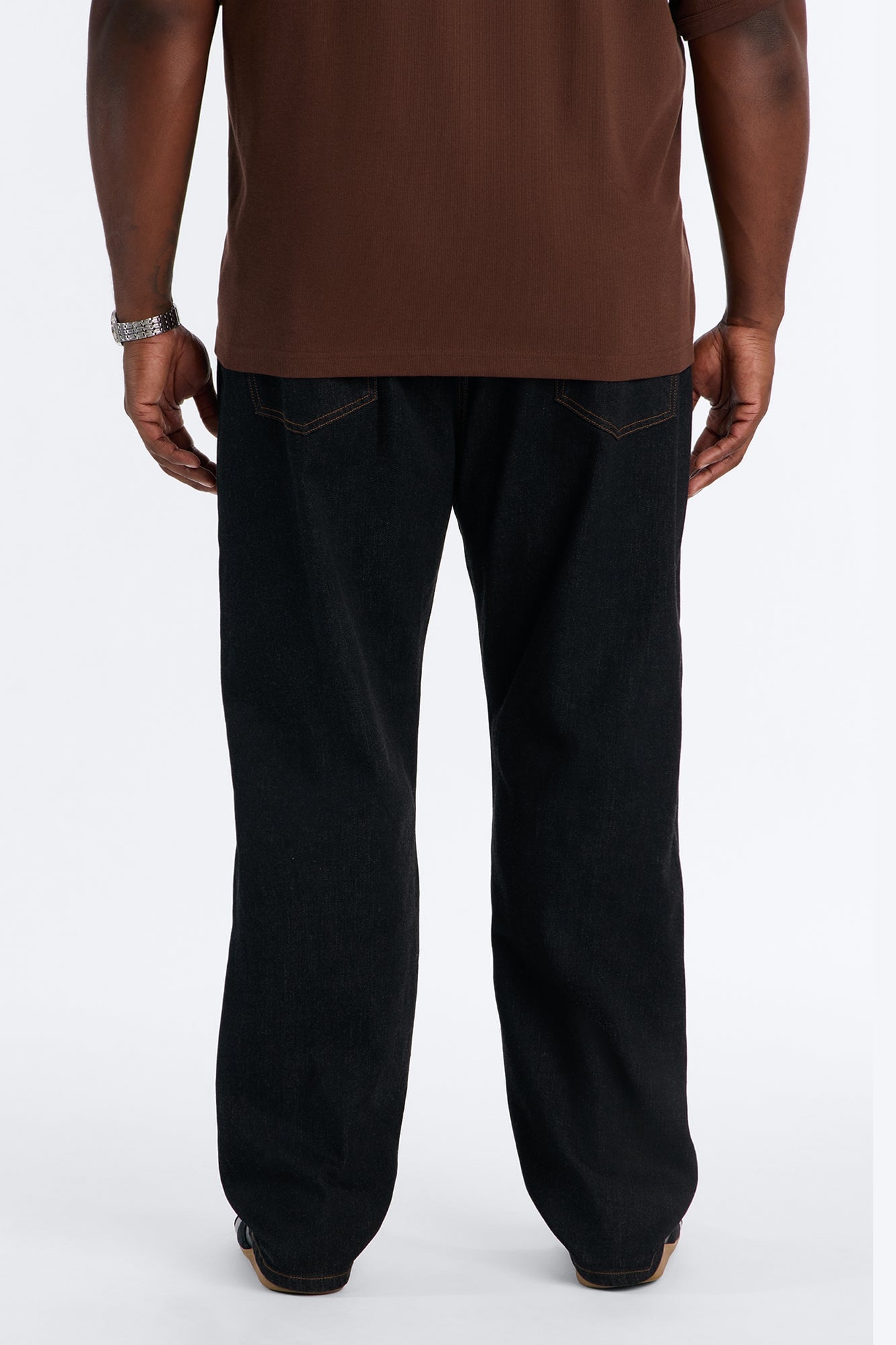 Raw Selvedge Straight Be Clean Jean - Black image 4