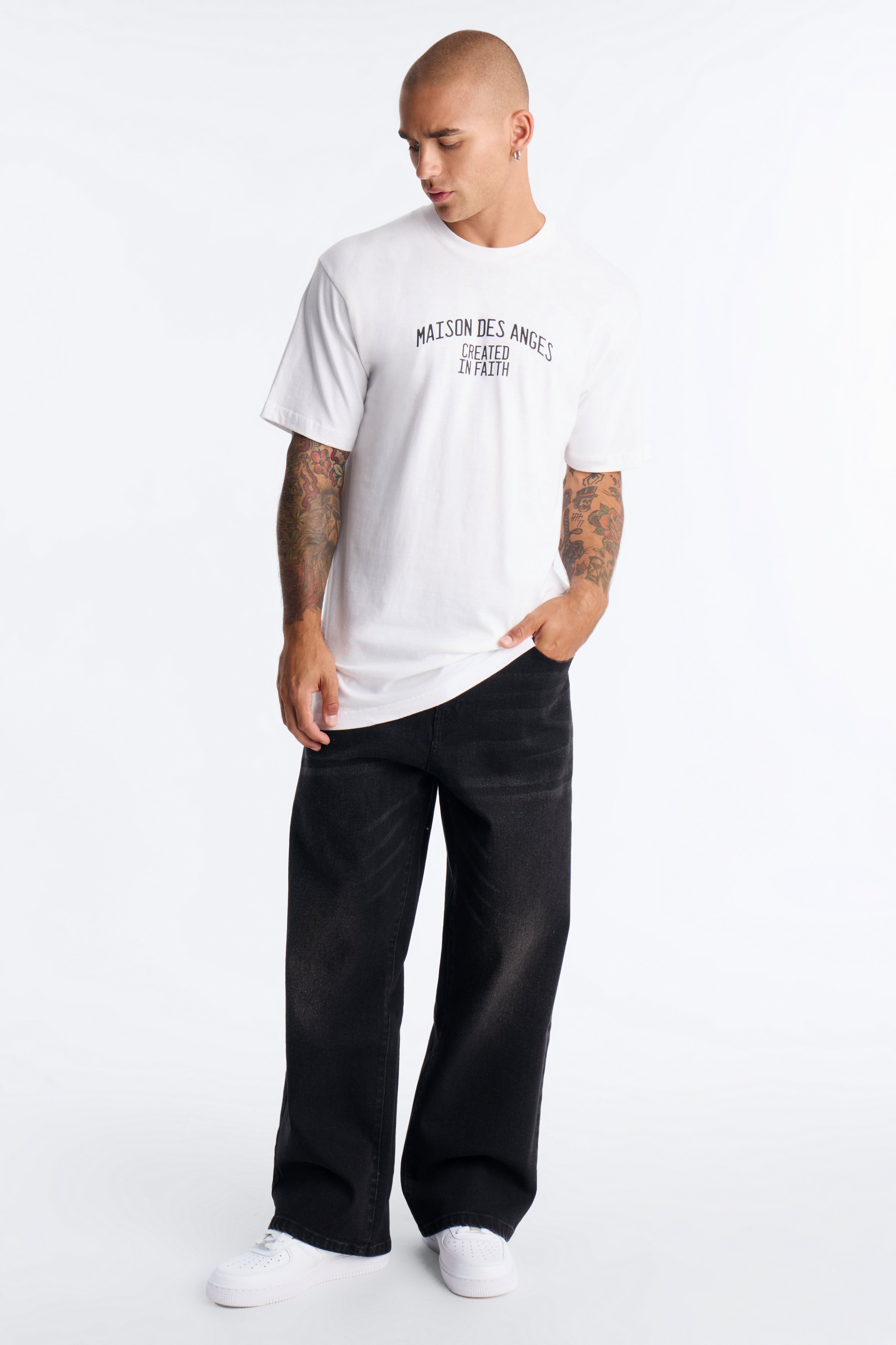 Baggy Cornell Jean - Black image 6