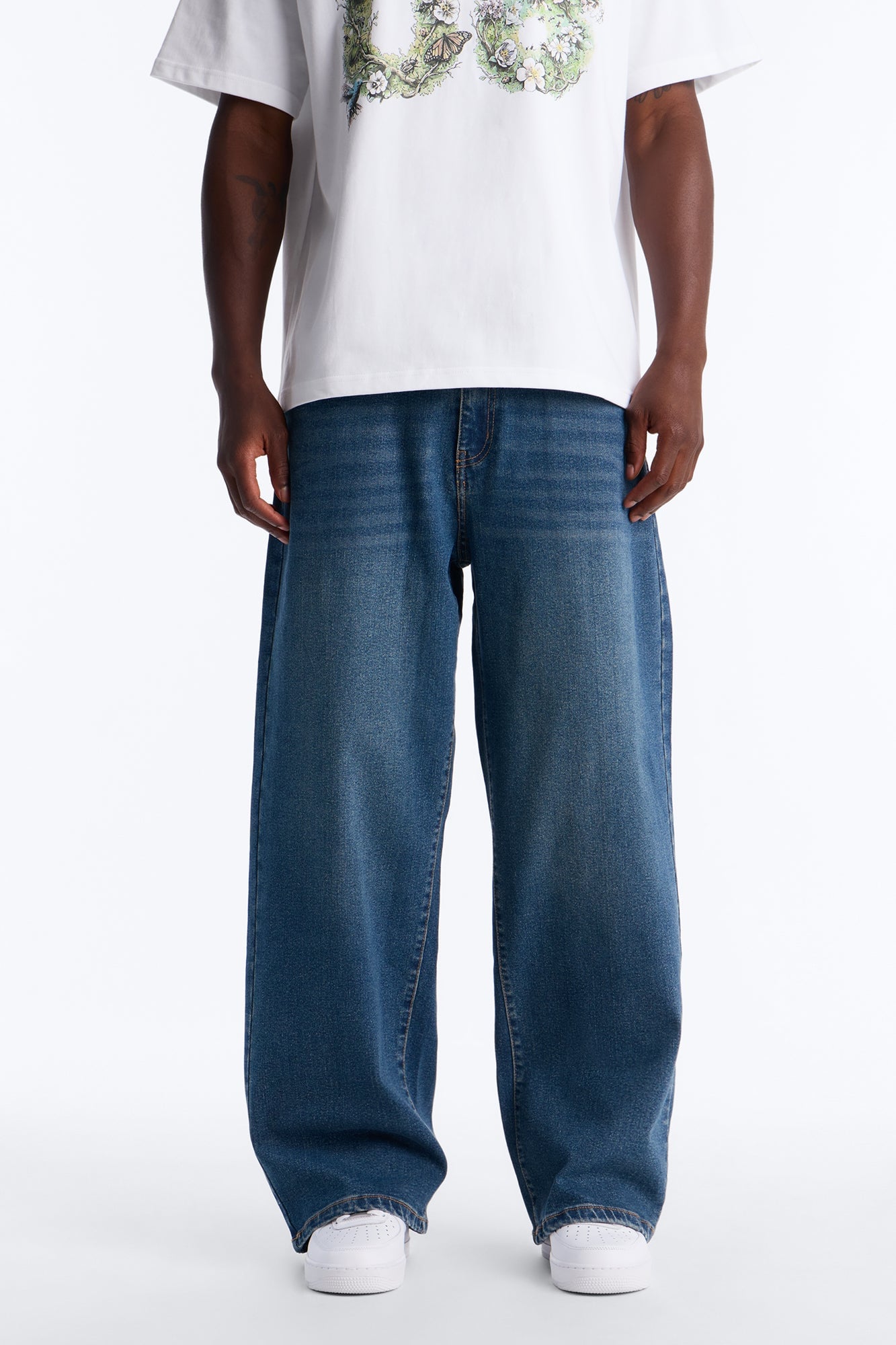 Baggy Cornell Jean - Dark Wash image 5