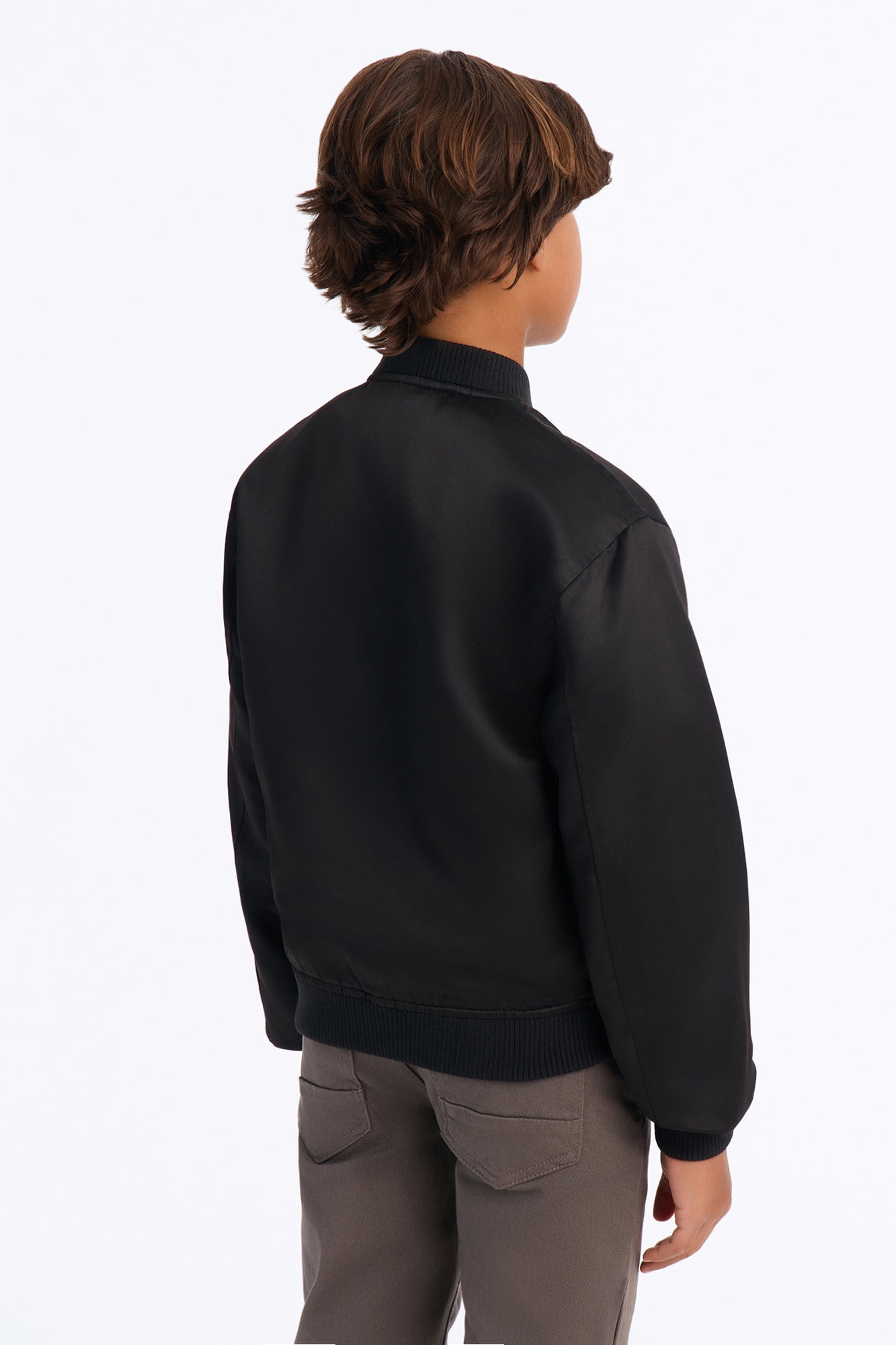 Mini Ashton Essential Bomber Jacket II - Black image 4