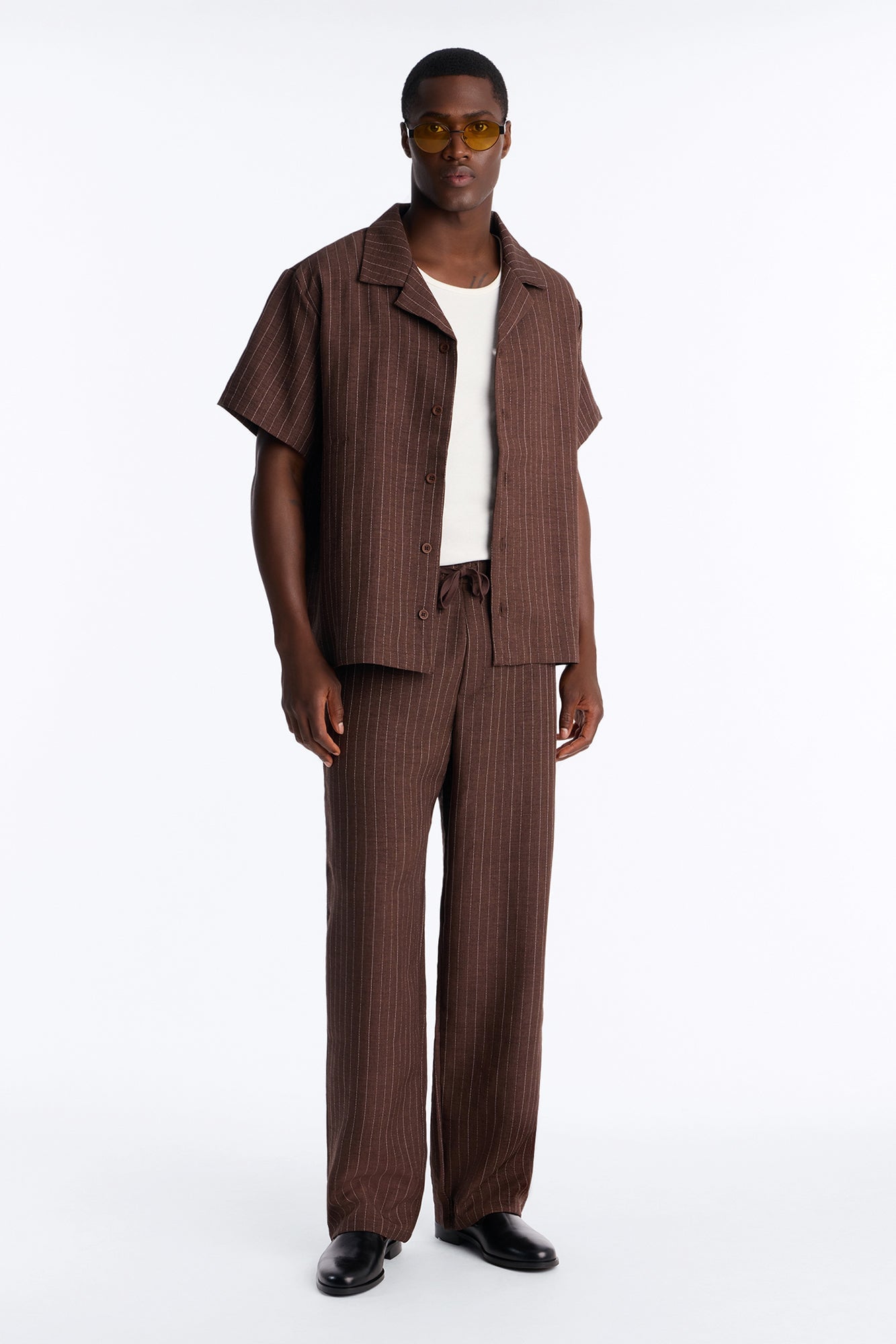 Off Stitch Relaxed Pant - Brown/combo image 6