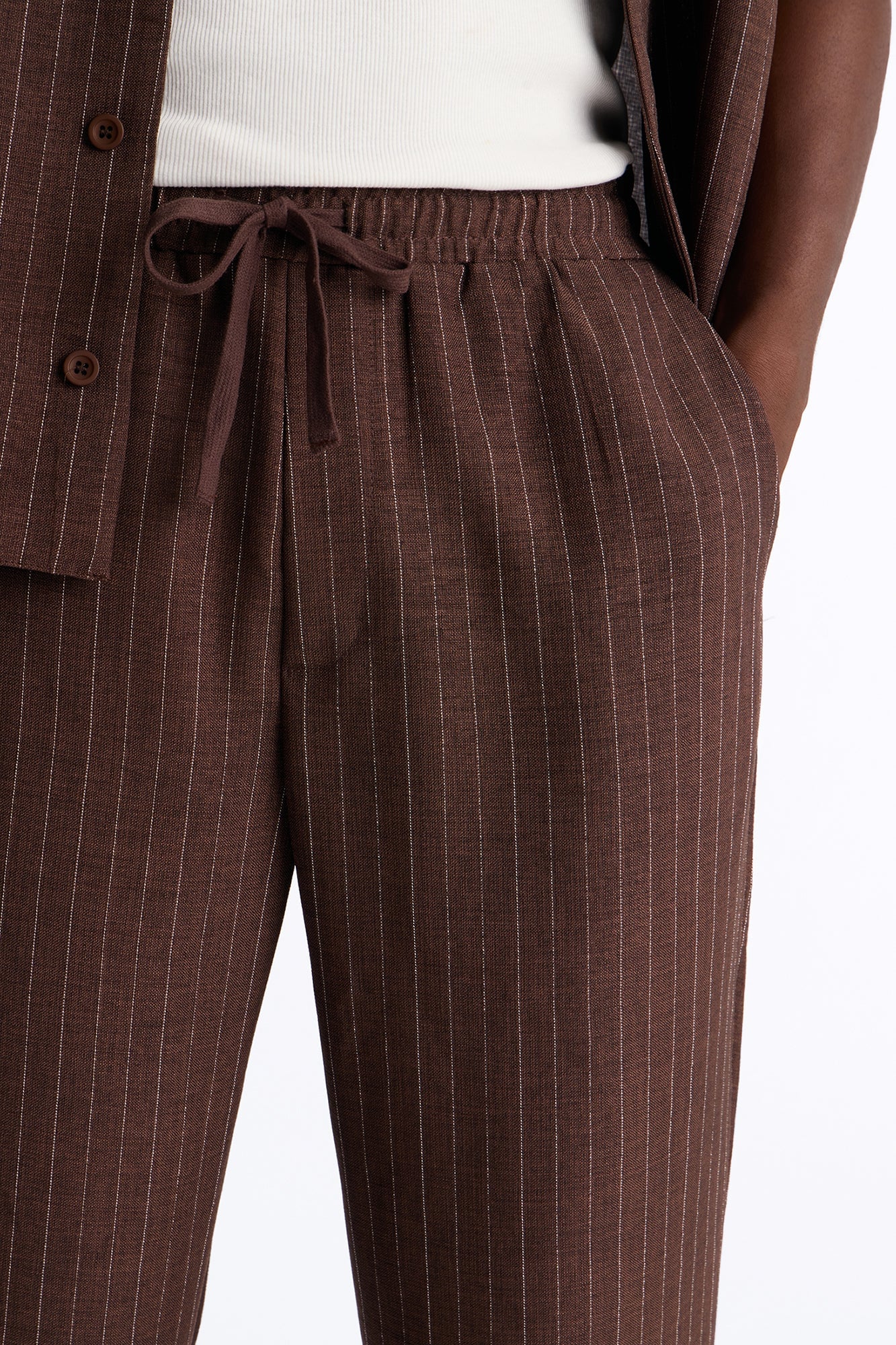 Off Stitch Relaxed Pant - Brown/combo image 7