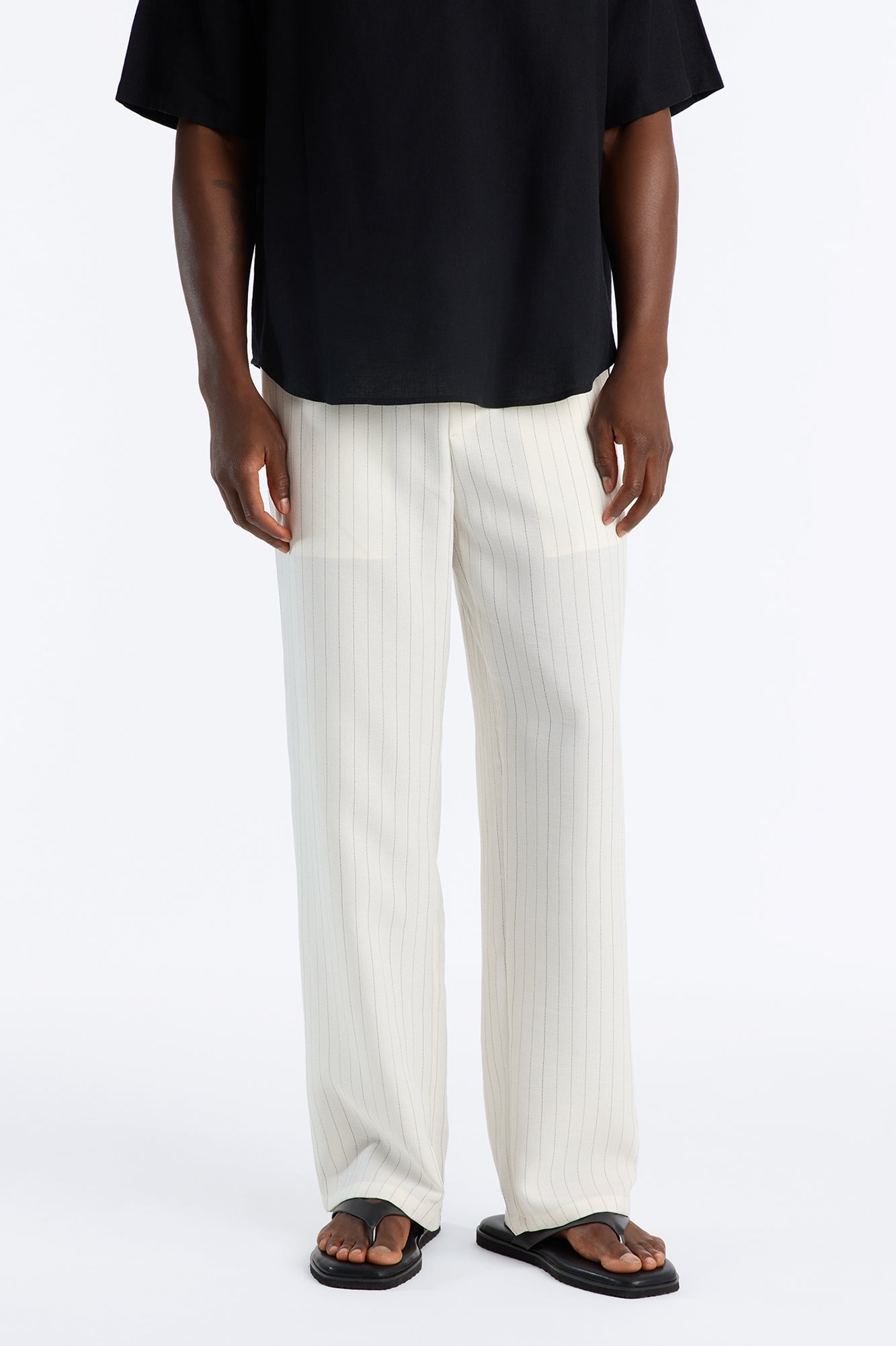 Off Stitch Relaxed Pant - Cream/combo image 5