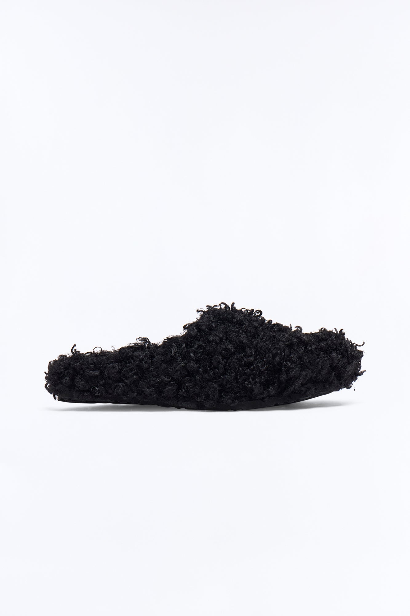 Kari Sherpa Flats - Black image 3