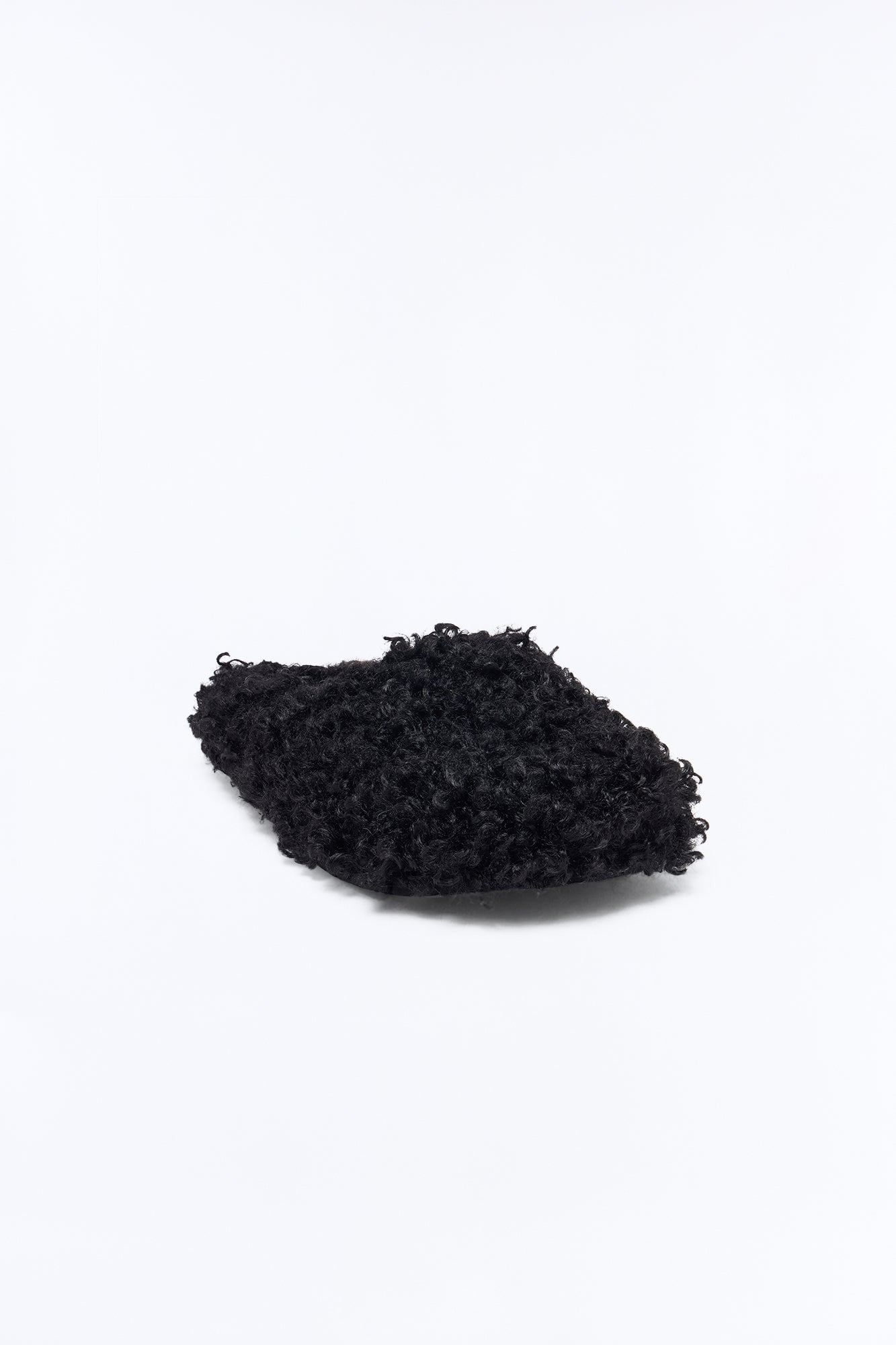 Kari Sherpa Flats - Black image 4
