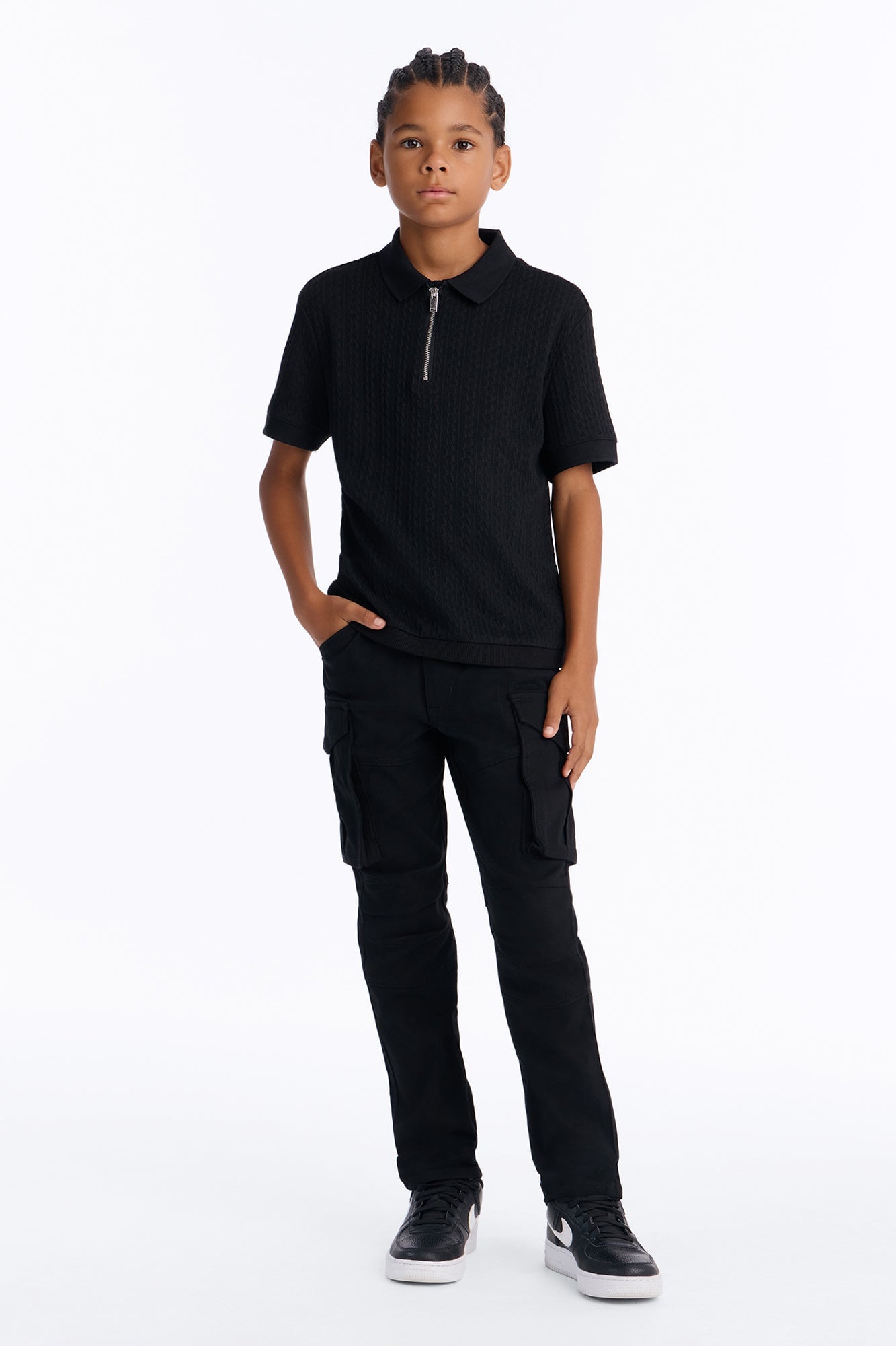 Mini Summer Games Slim Cargo Pants - Black image 1