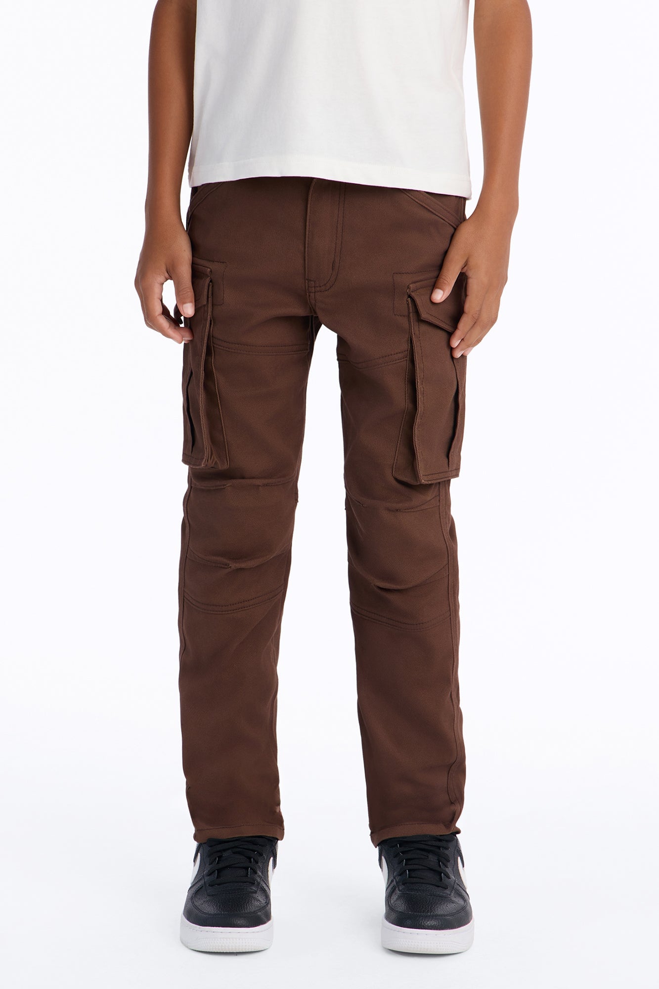 Mini Summer Games Slim Cargo Pants - Brown image 2