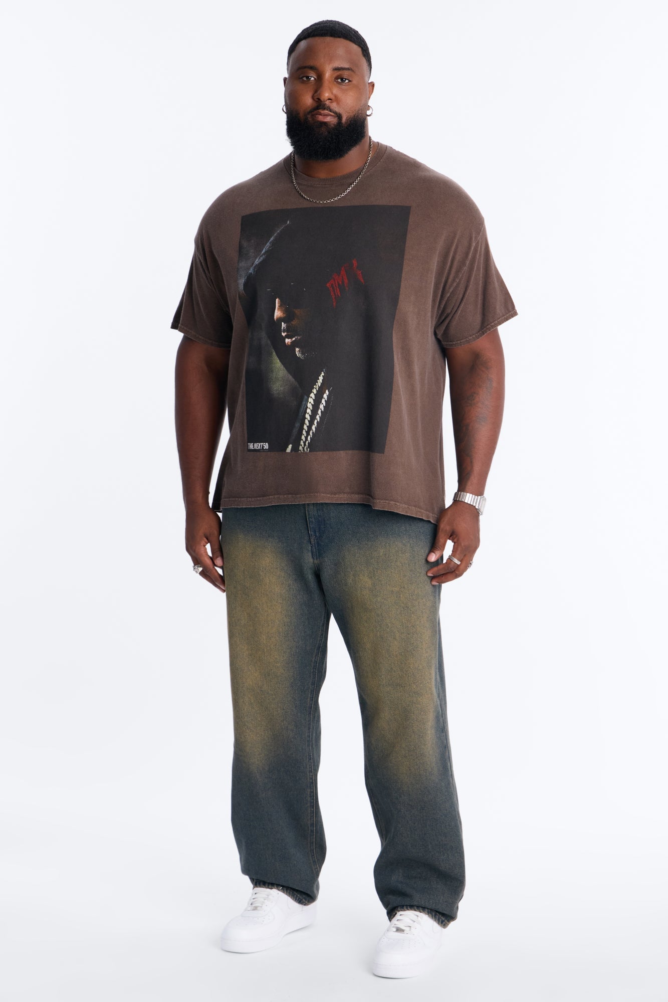 DMX Year Of The Dog Short Sleeve Tee - Brown image 1