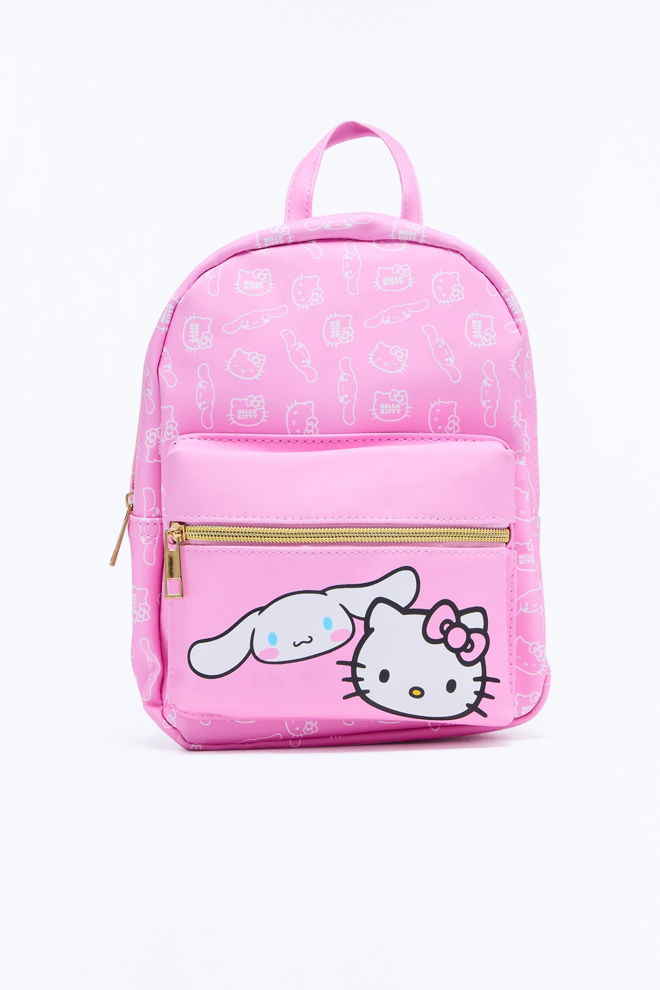 Mini Hello Kitty And Cinnamoroll Backpack - Pink image 2