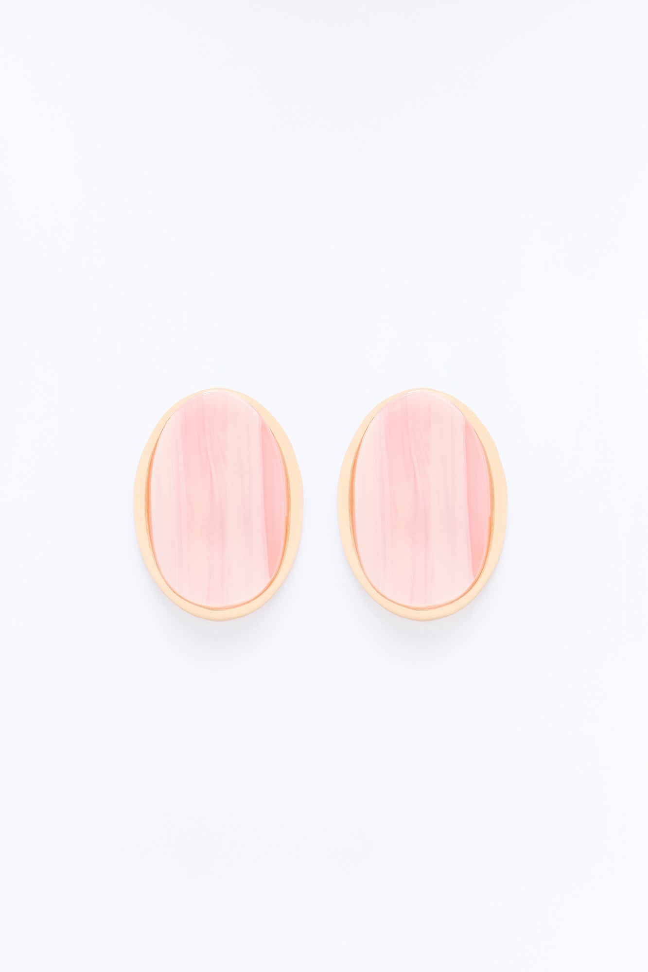 Girls Need Love Earrings - Gold/Pink image 3