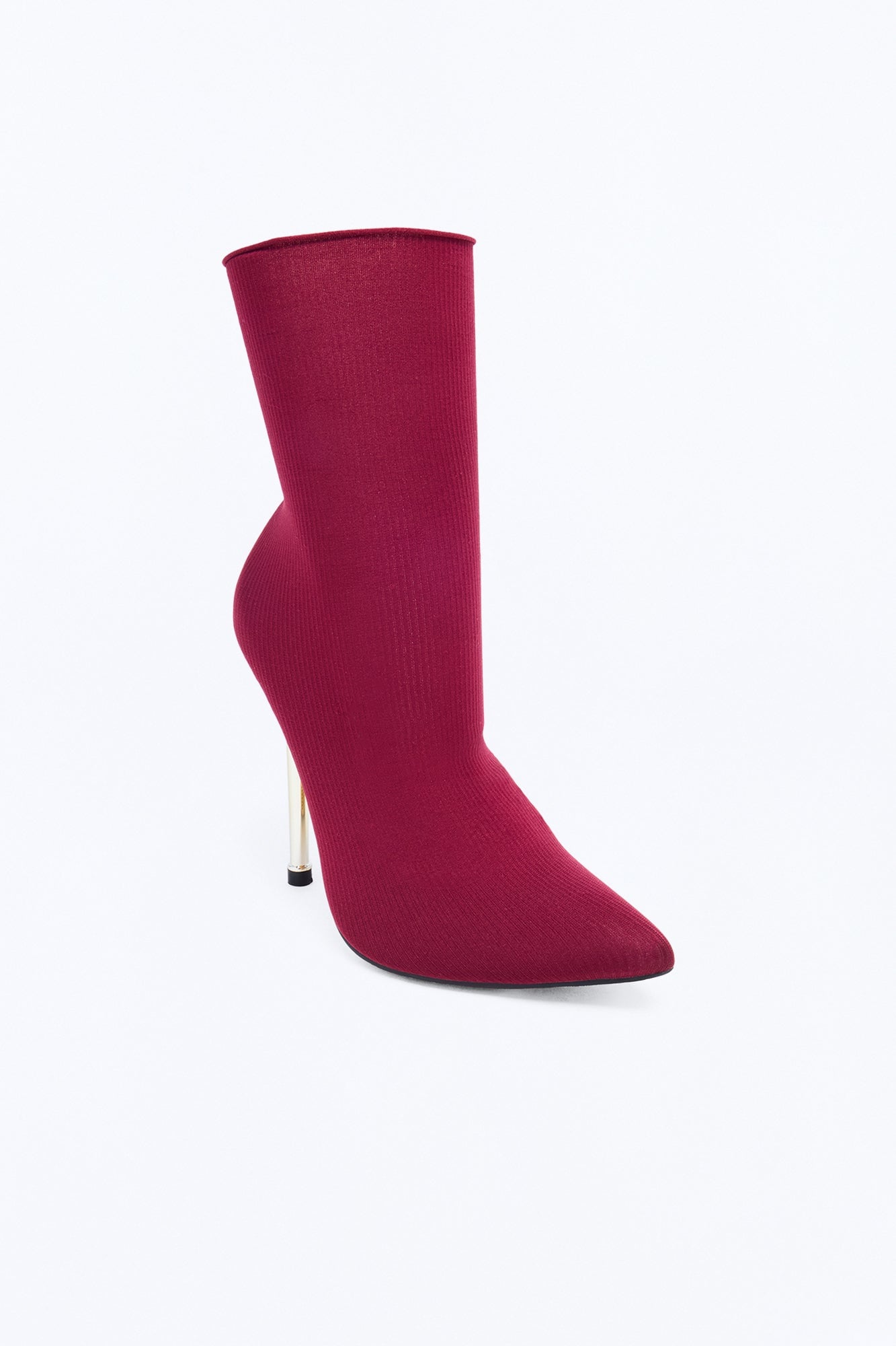 She's Going Places Ankle Bootie - Burgundy image 4