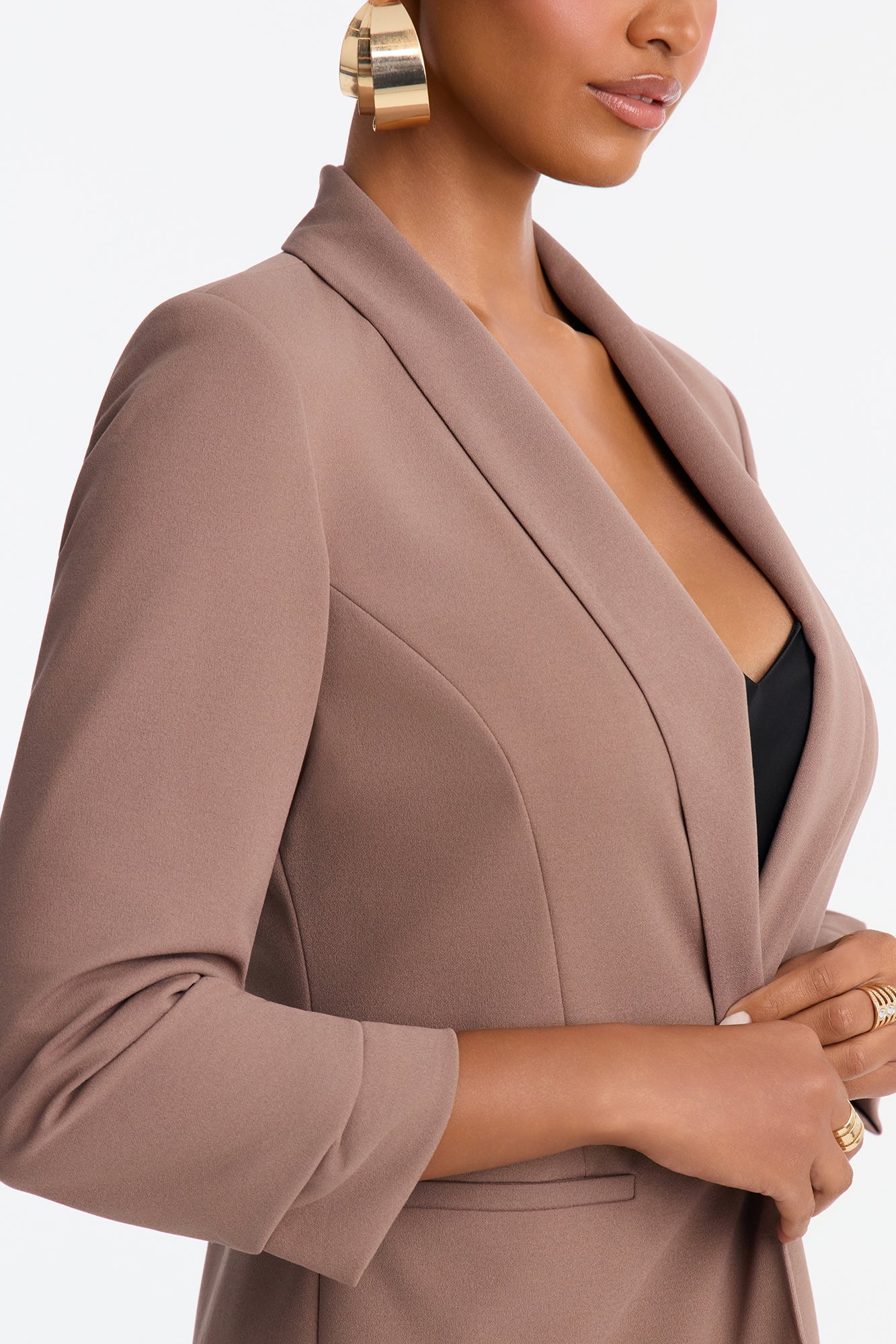 The Celine Blazer - Caffe image 8