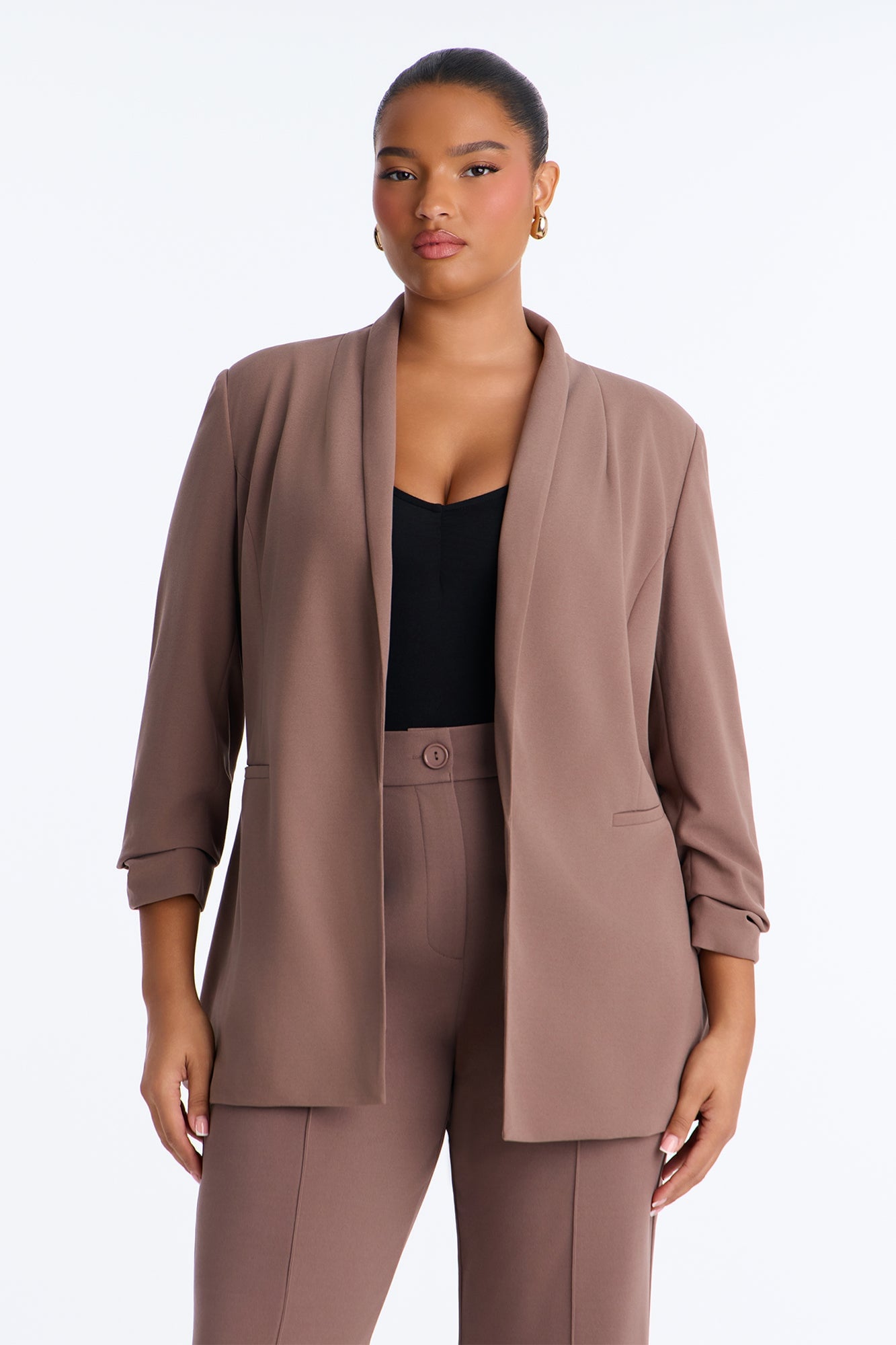 The Celine Blazer - Caffe image 2