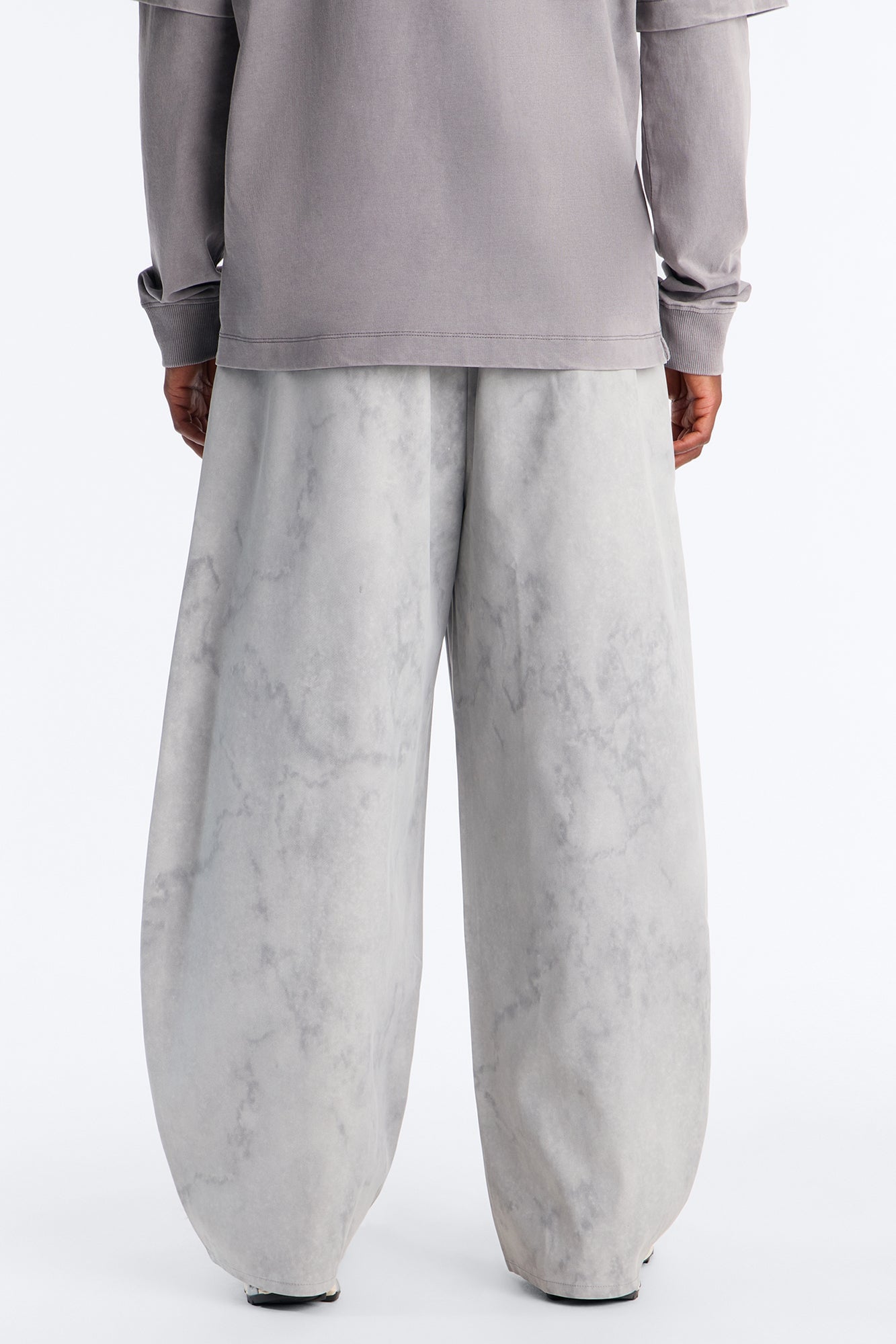 Modern Envoy Baggy Pleated Pant - Grey image 8
