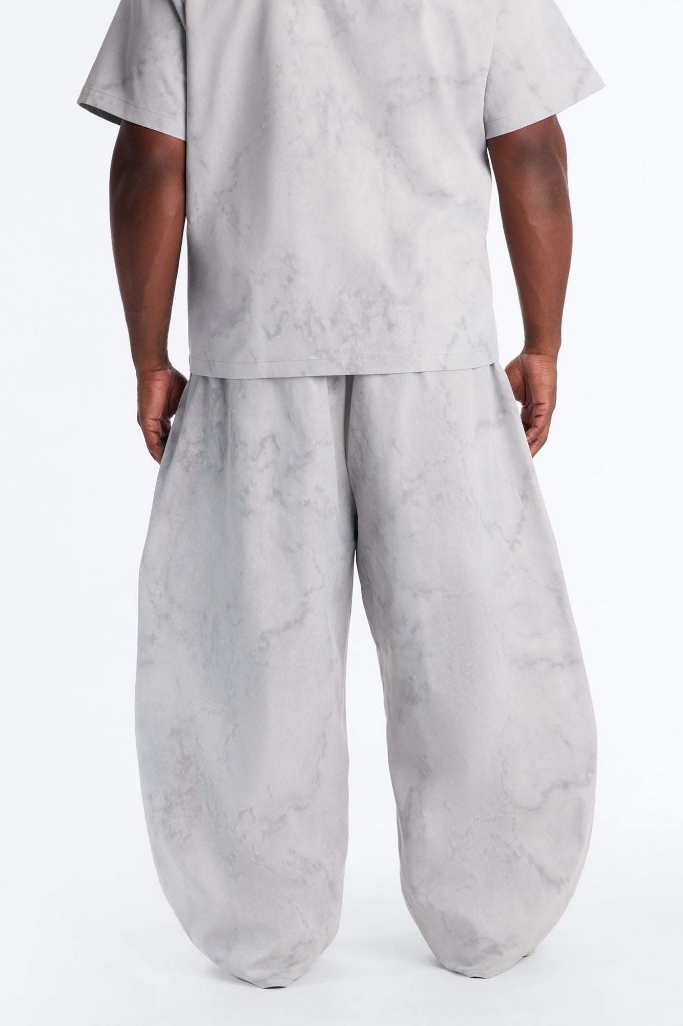 Modern Envoy Baggy Pleated Pant - Grey image 4