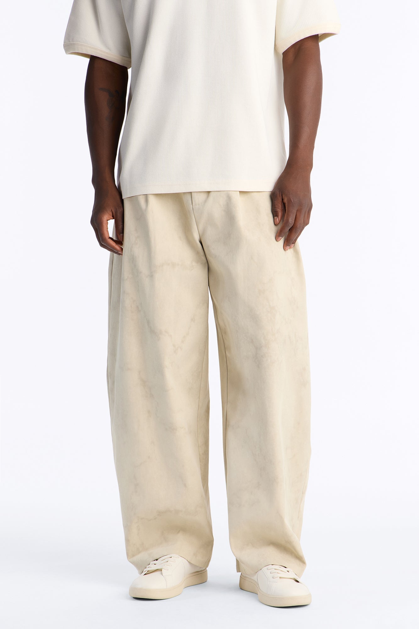 Modern Envoy Baggy Pleated Pant - Tan image 6