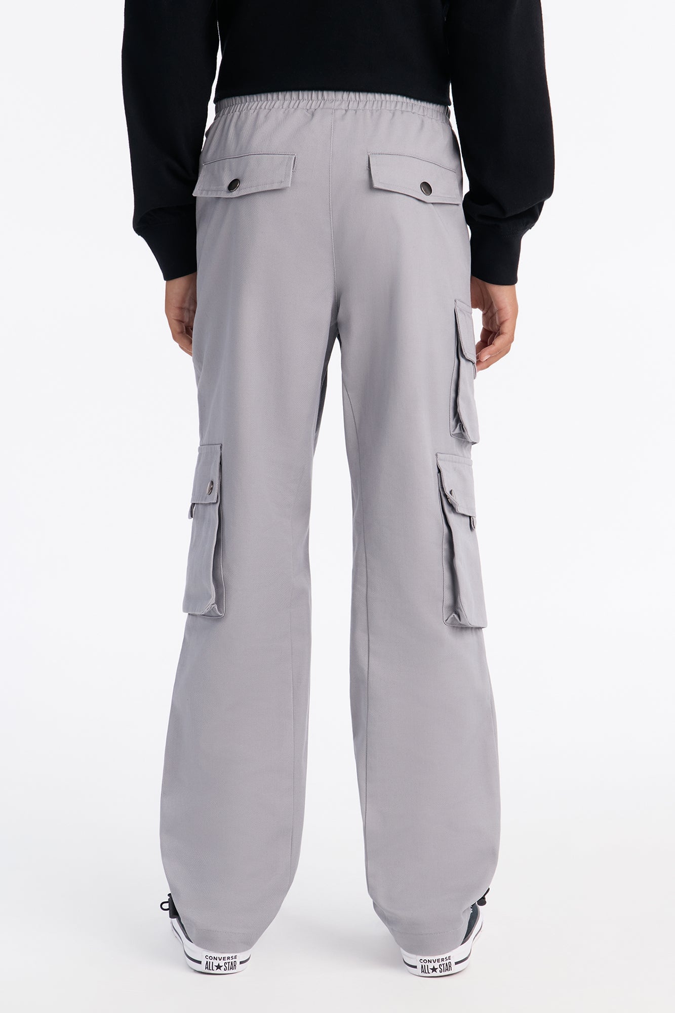 Mini Roaming Twill Cargo Pants - Grey image 4