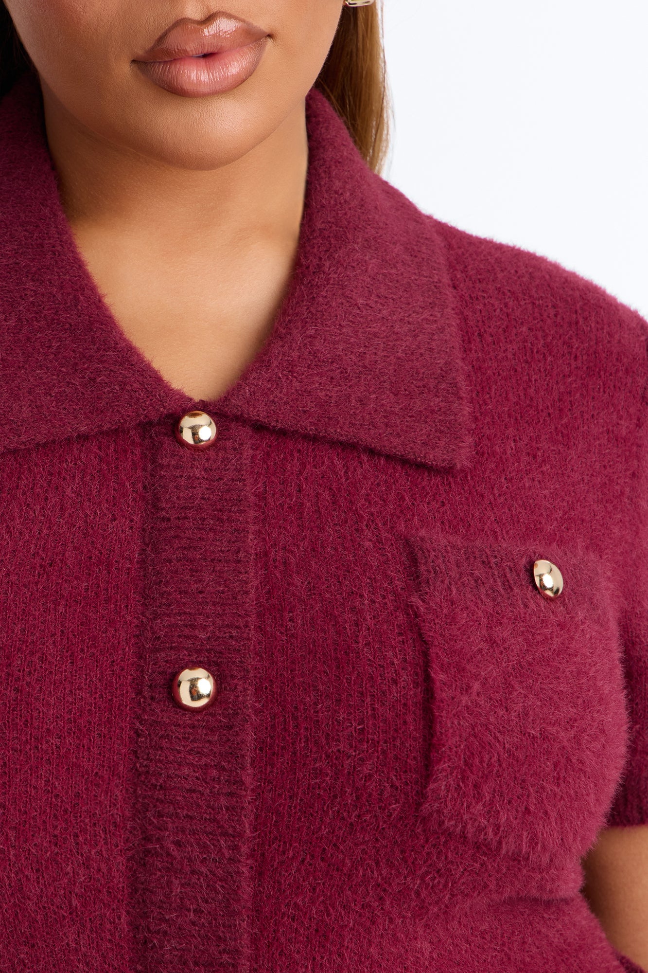 Early Sunsets Sweater - Burgundy image 4