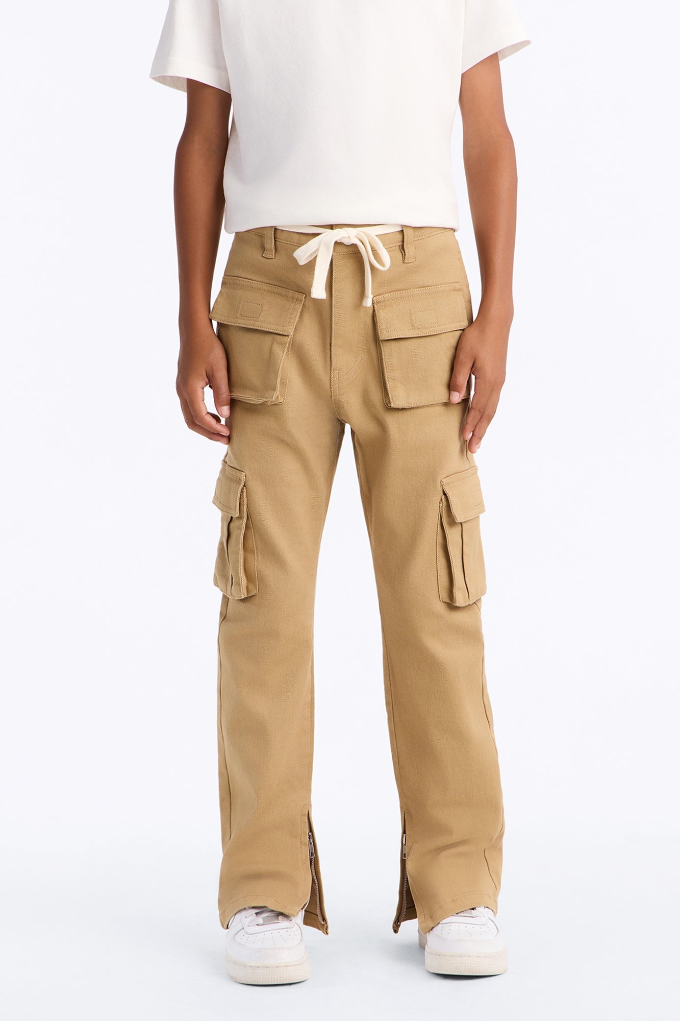 Mini Hunter Slim Cargo Pants - Khaki image 2