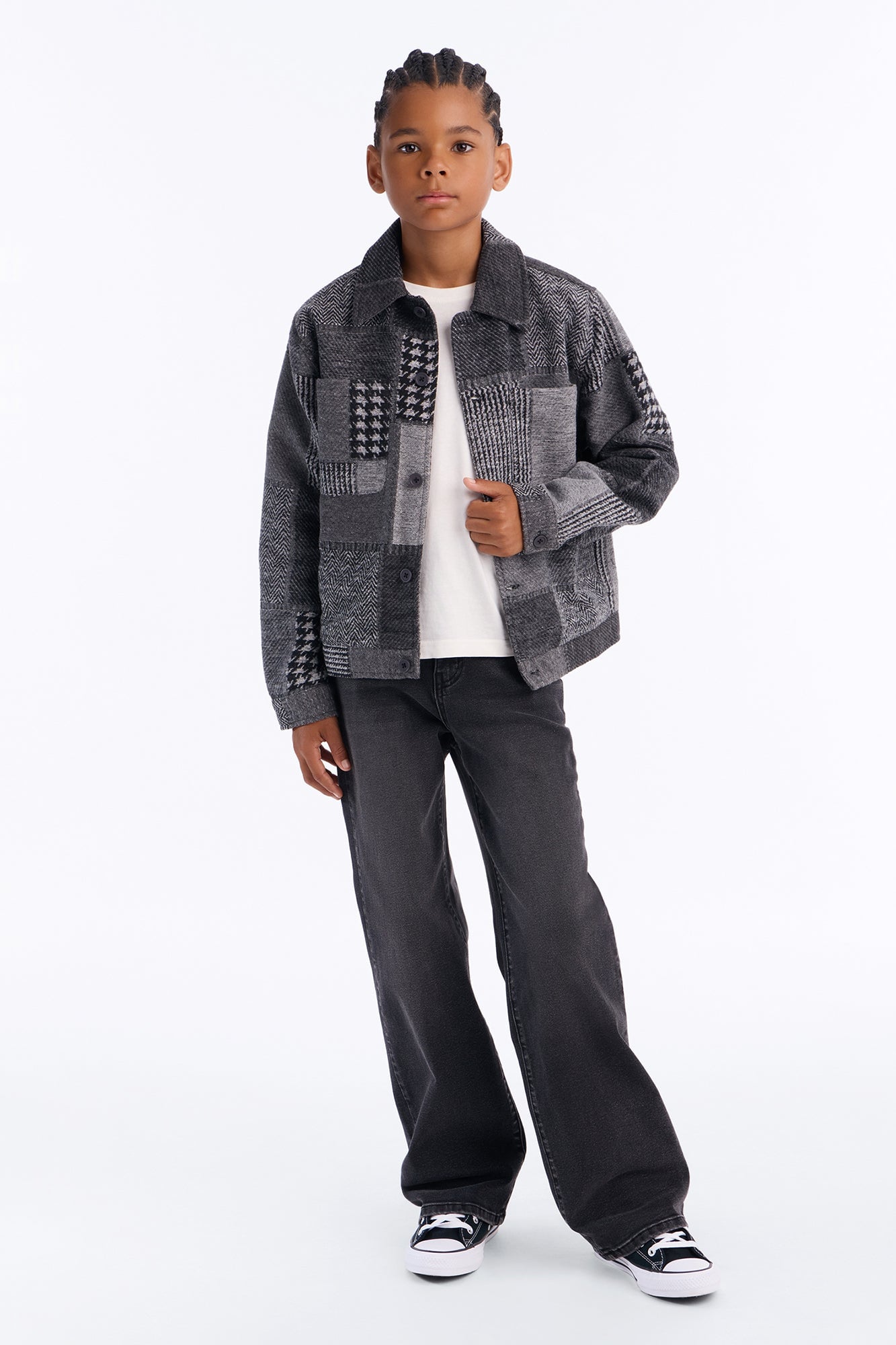 Mini They're Satisfied Patch Jacket - Grey image 2