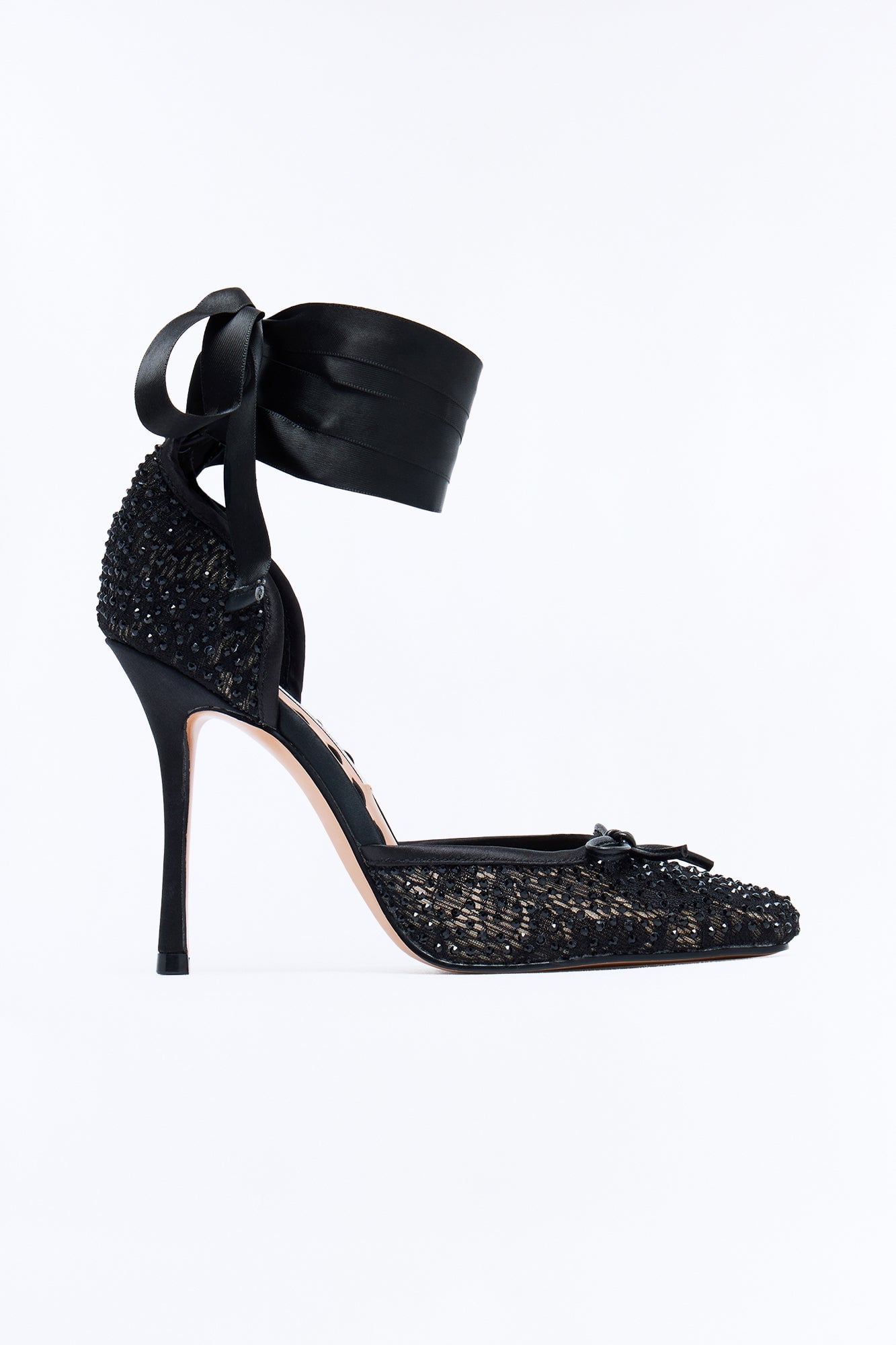 Steve Madden Larina Embellished Pumps - Black image 3