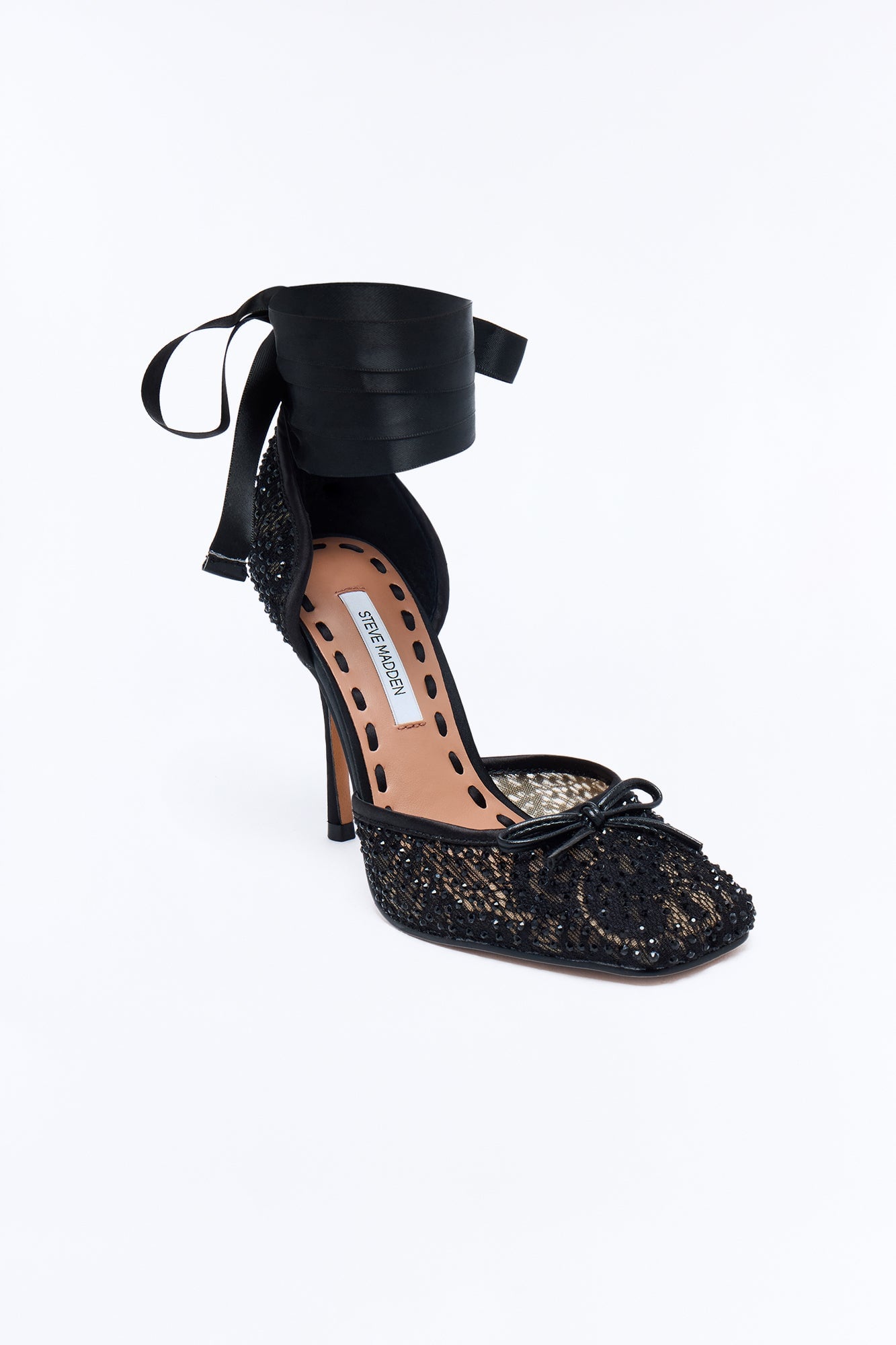 Steve Madden Larina Embellished Pumps - Black image 4