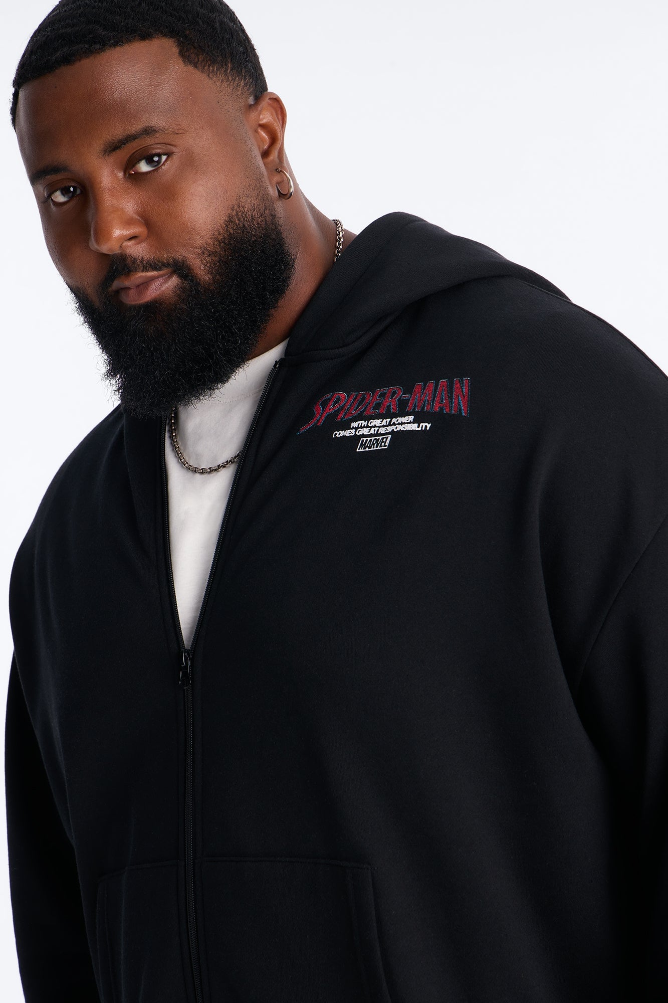 Spider Man Brand New Day Zip Up Hoodie - Black/combo image 3