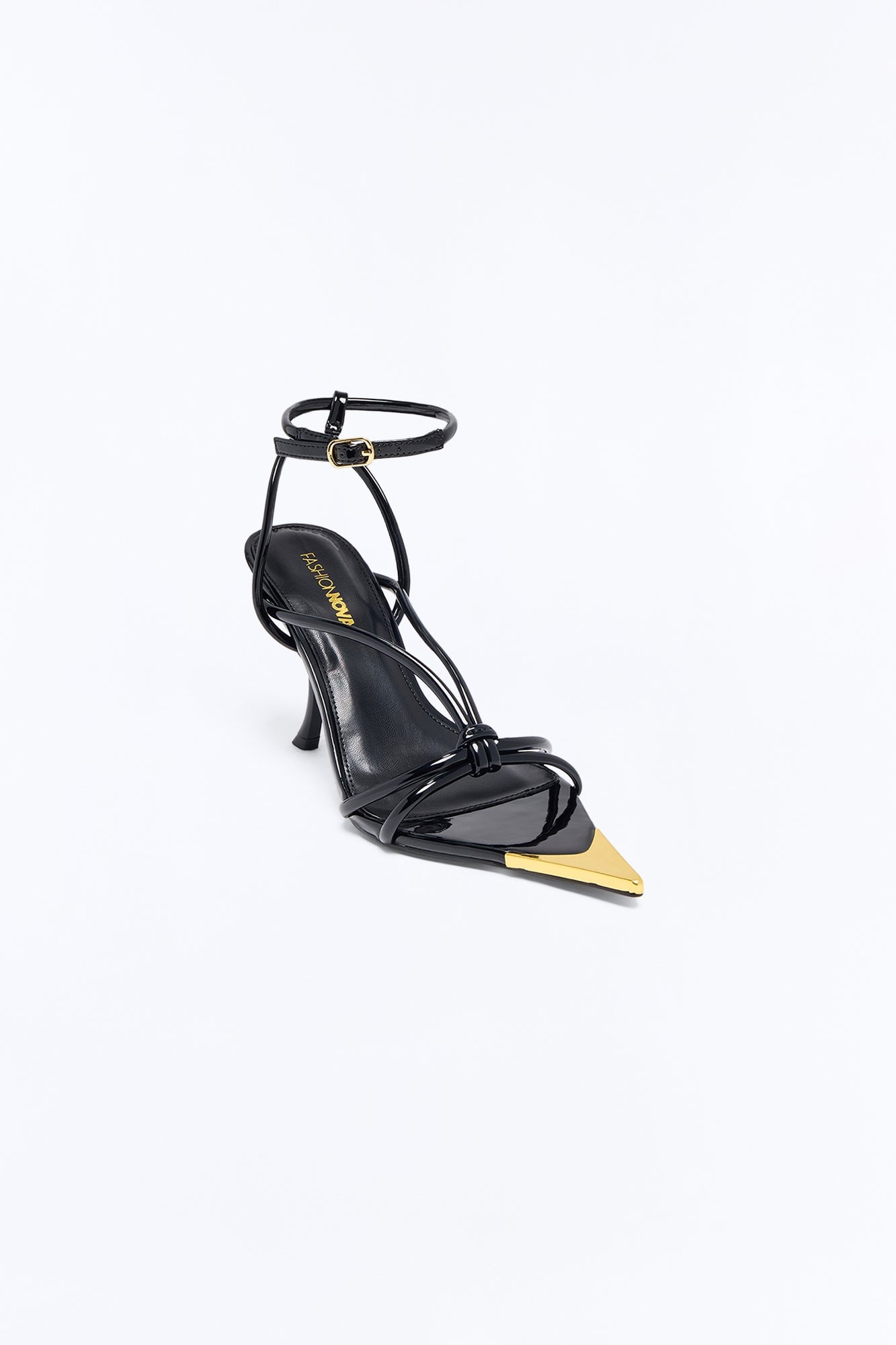 Just Because Wrap Up Heels - Black image 4