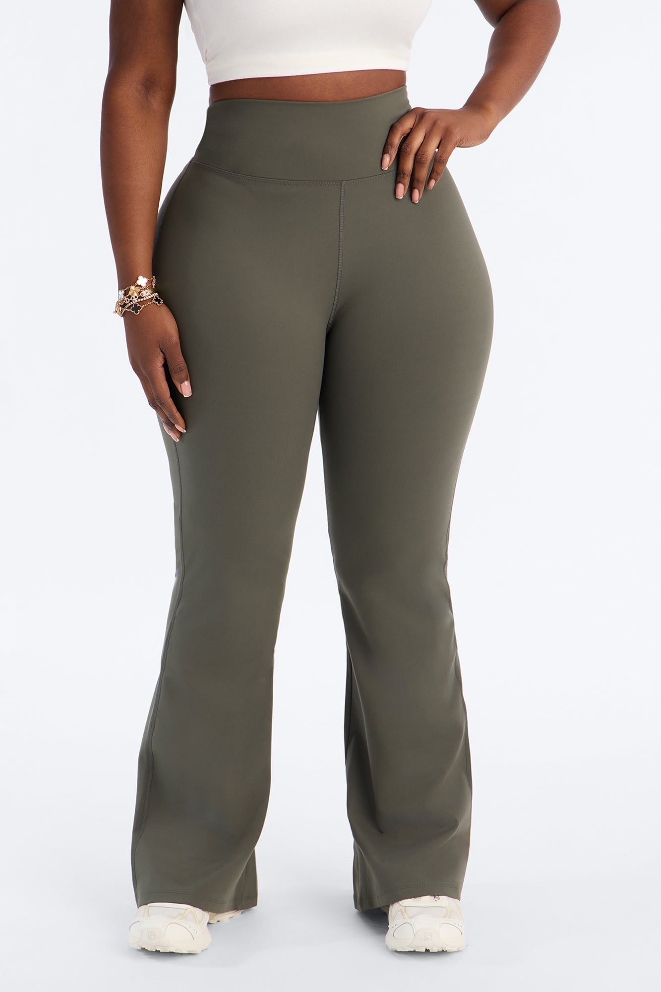 Break A Sweat Active Yoga Pant - Olive 1 image 2