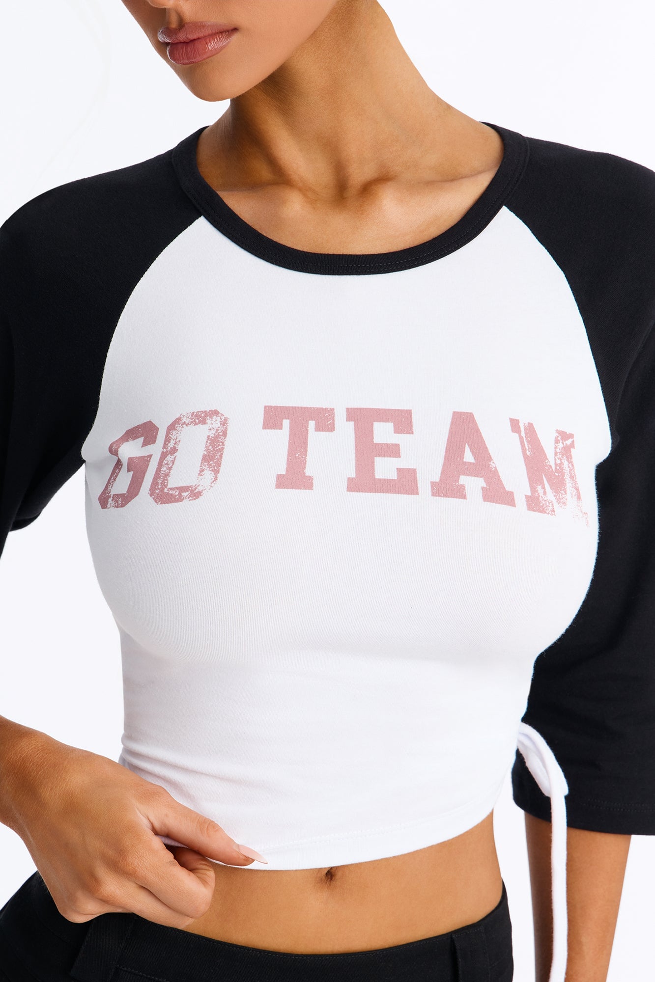 Go Team Game Day Raglan Tee - White/combo image 3