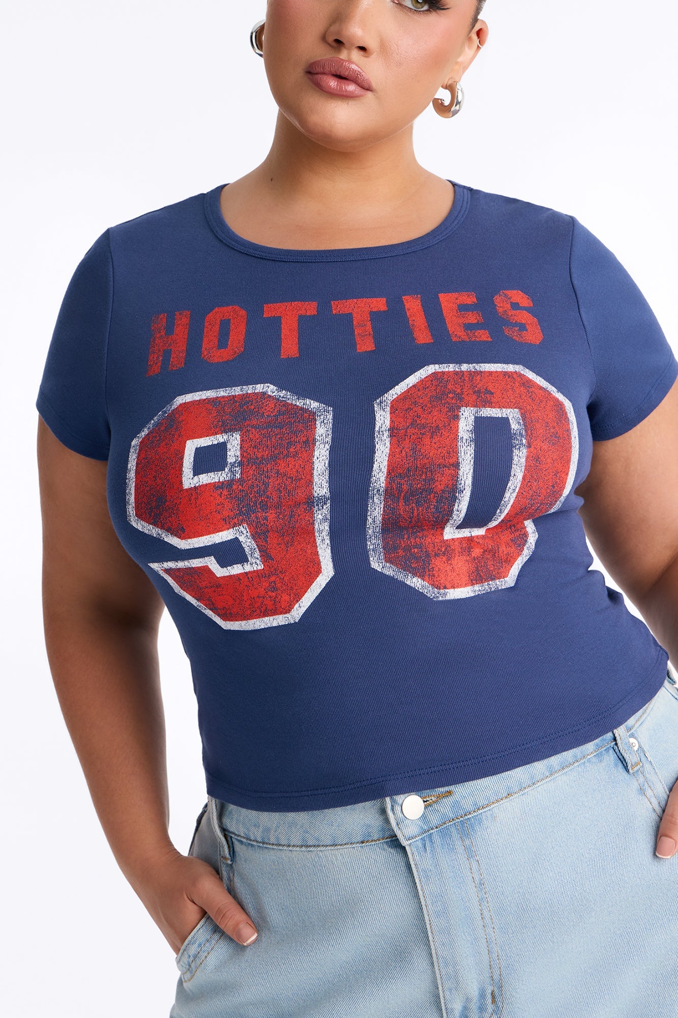 Hotties Game Day Tee - Navy image 3