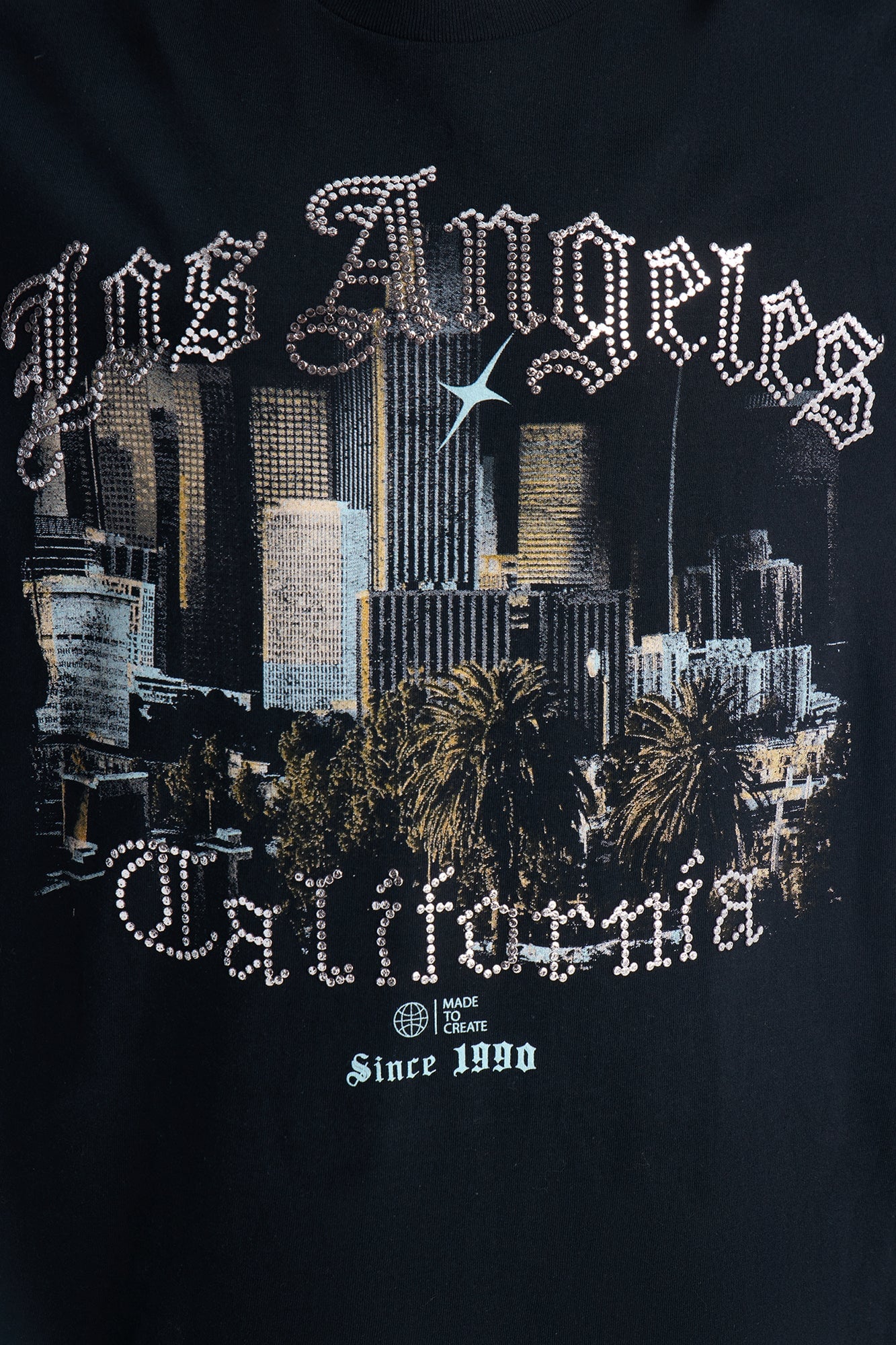 LA Downtown Dreamer Tee - Black image 7