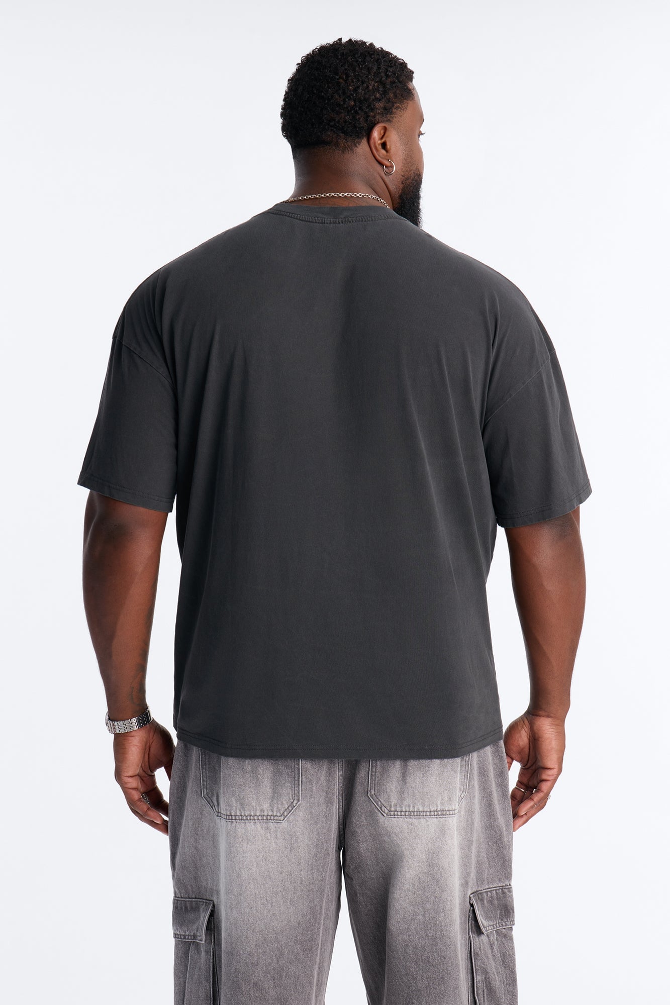Not Your Ex Vintage Boxy Short Sleeve Tee - Black image 3