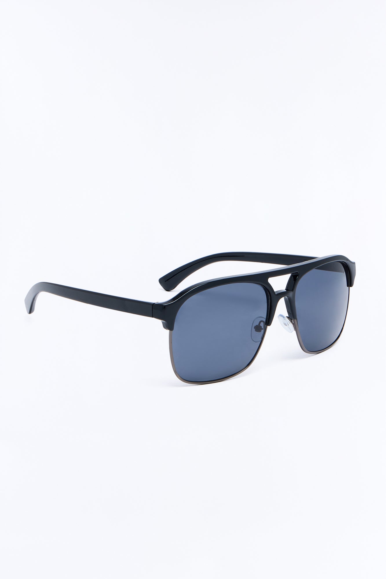 Show Face Aviator Sunglasses - Black/Black image 4