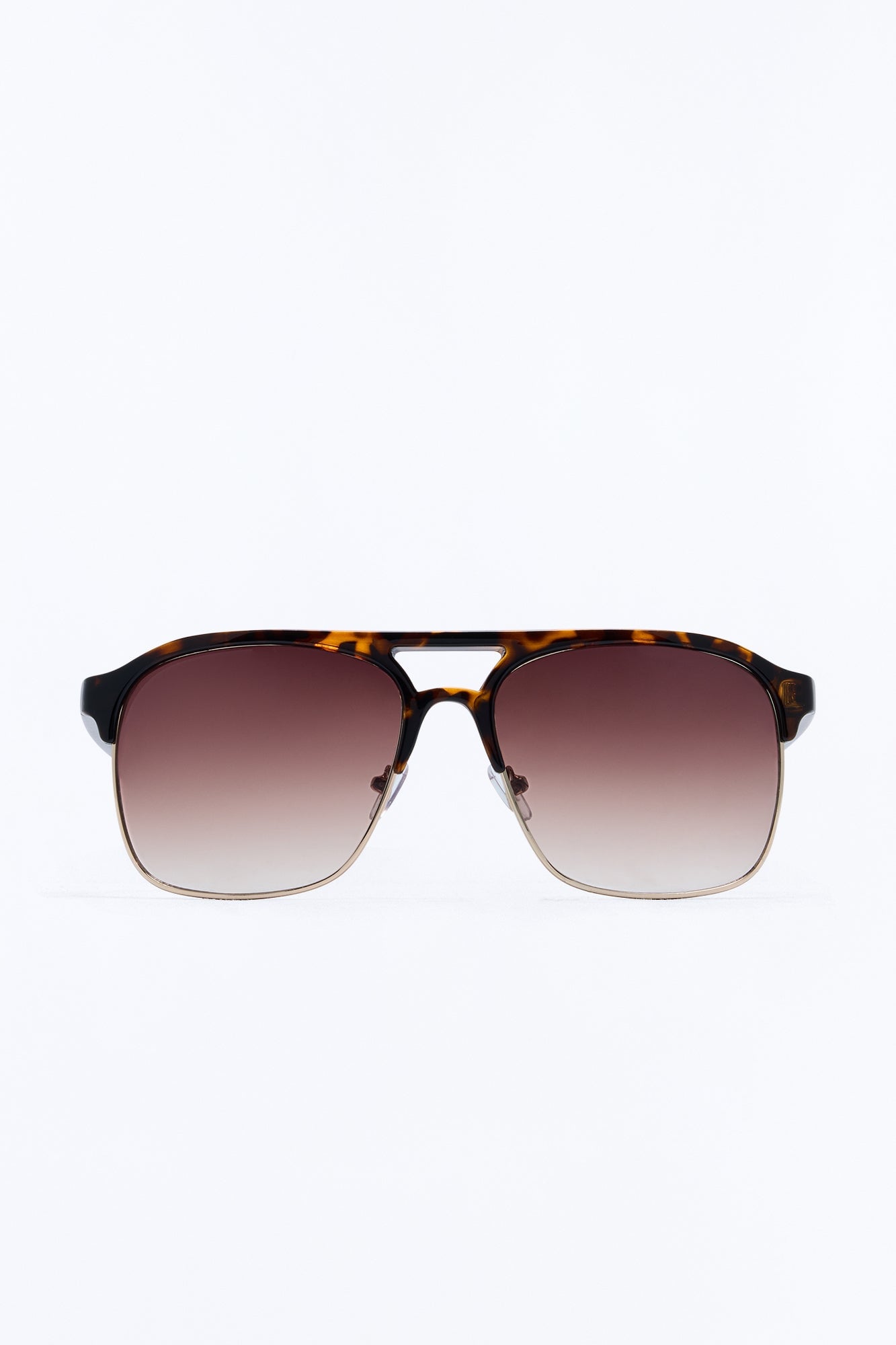 Show Face Aviator Sunglasses - Tortoise/Brown image 3